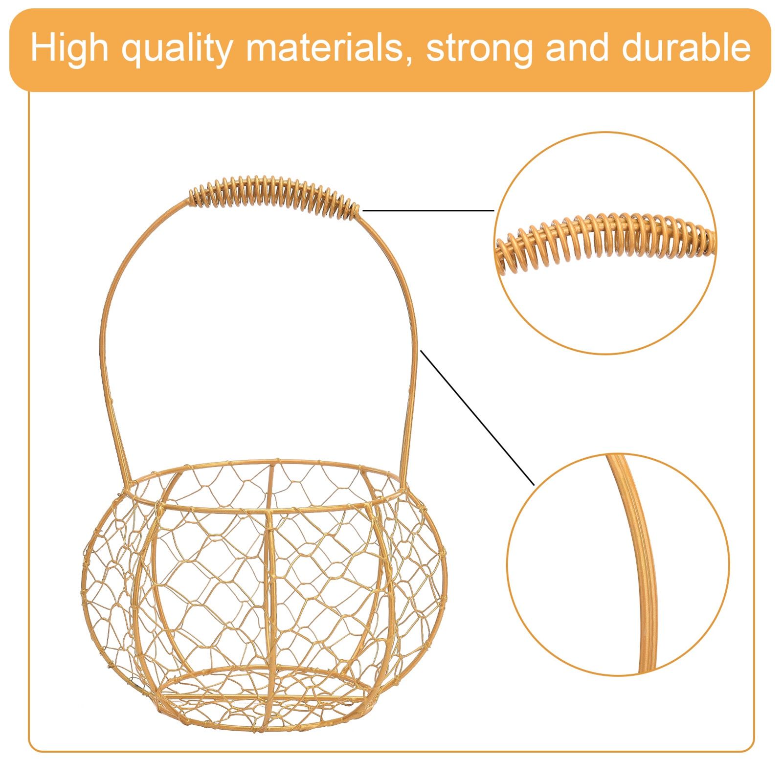 Metal Wire Lantern Basket Wedding Gift Basket Wedding Candy Box - Image 7