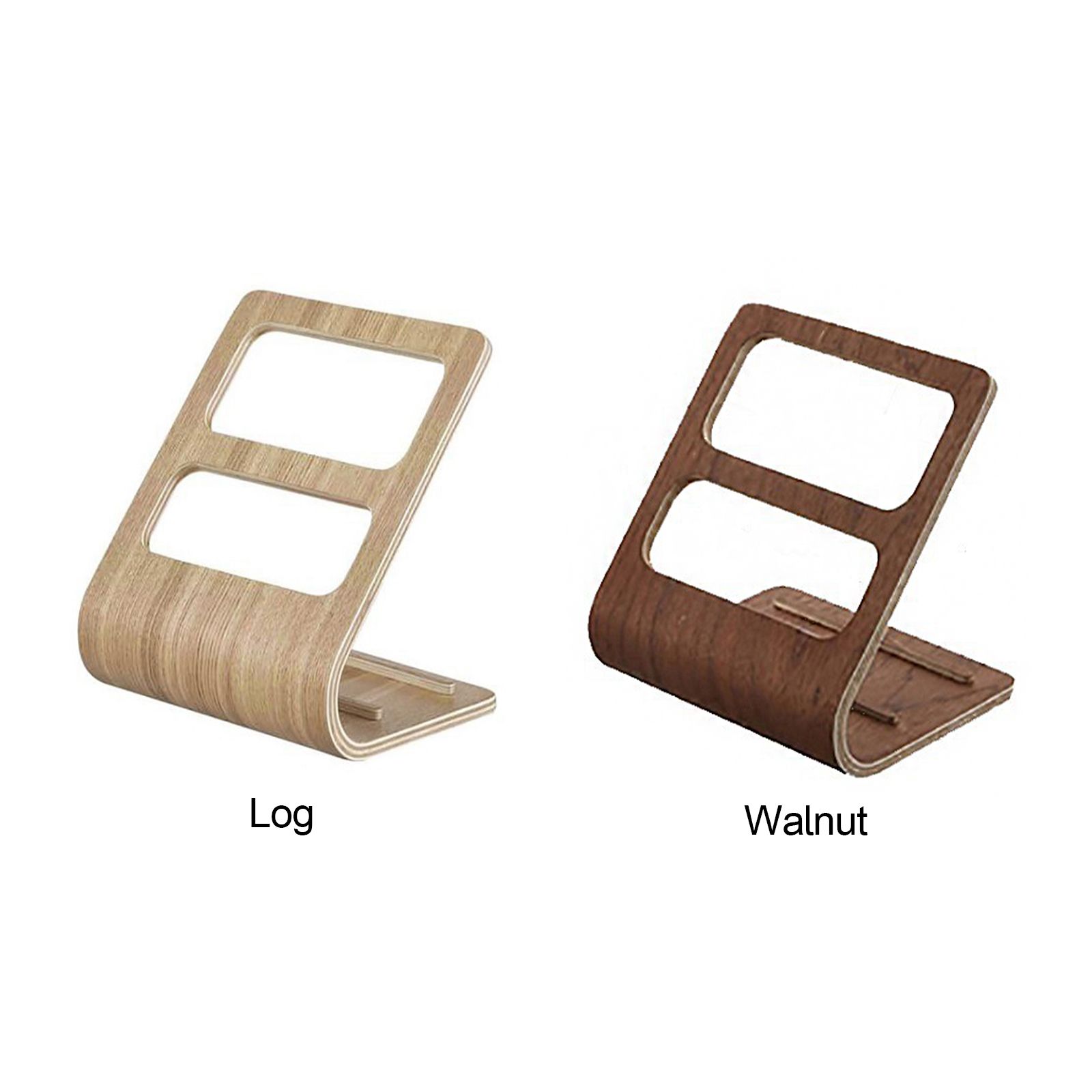 Table Storage Rack Simple Living Room Multi Functional Remote Control Rack Curved Wooden Support - Image 8