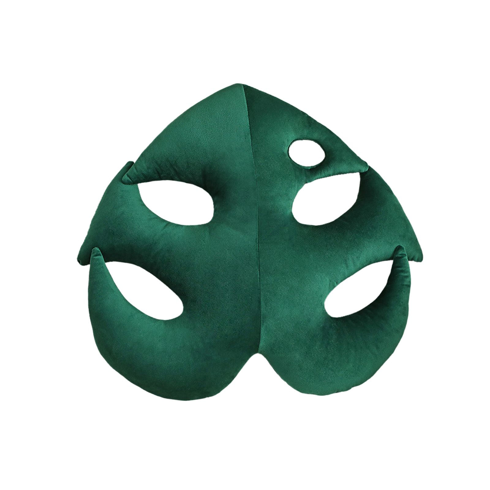 Turtle Back Bamboo Sofa Pillow Cushion Leaf Shaped Throw Pillow - Image 1