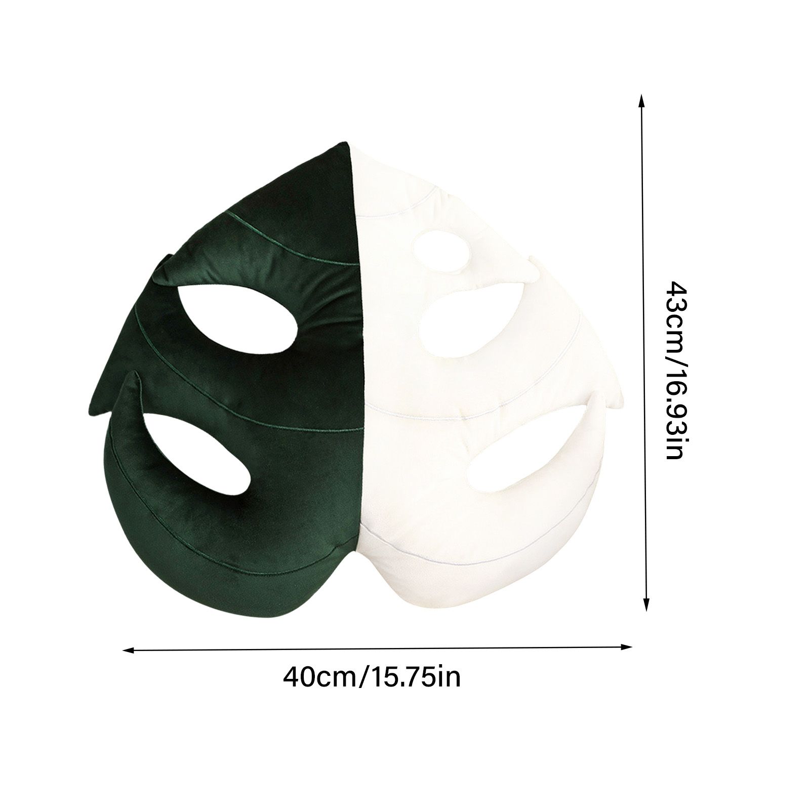 Turtle Back Bamboo Sofa Pillow Cushion Leaf Shaped Throw Pillow - Image 2