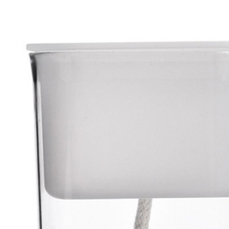 Water Absorption Planter Indoor Self Absorbed Watering Pot Flower Container for Office Home Semitransparent - Image 2