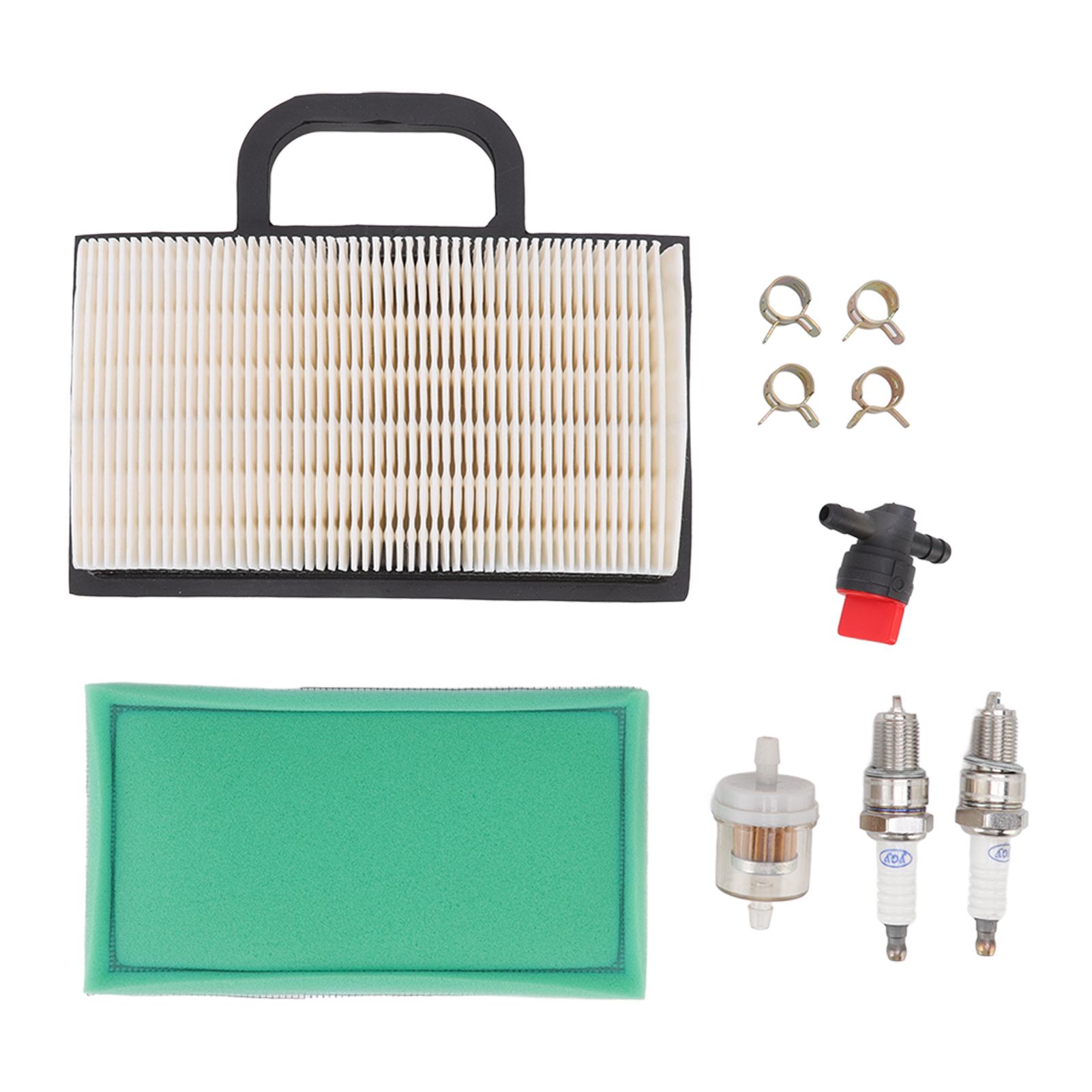Lawn Mower Air Filter Set Air Filter Sparking Plug Valve Replacement Lawn Tractor Parts for BS - Image 1