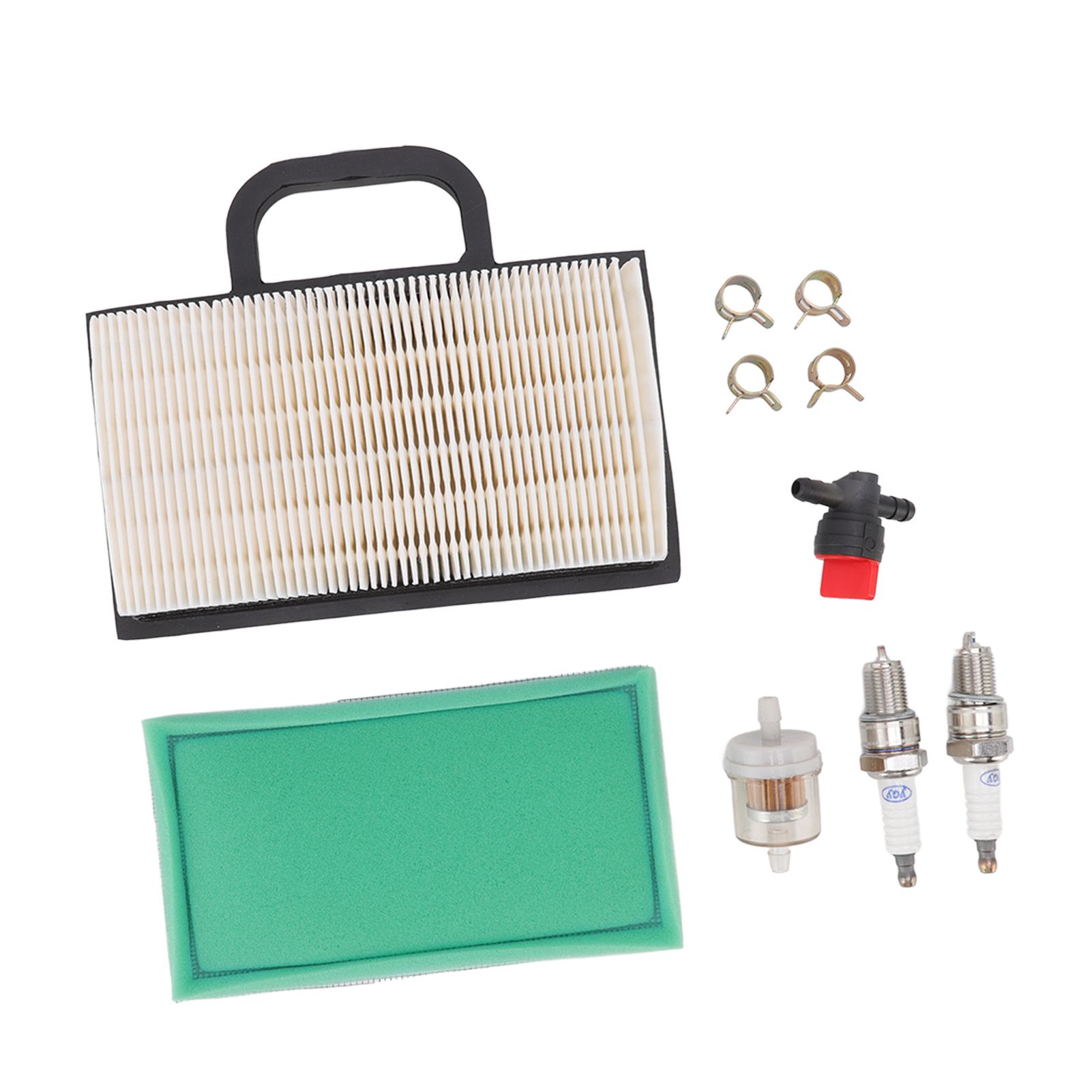 Lawn Mower Air Filter Set Air Filter Sparking Plug Valve Replacement Lawn Tractor Parts for BS - Image 2
