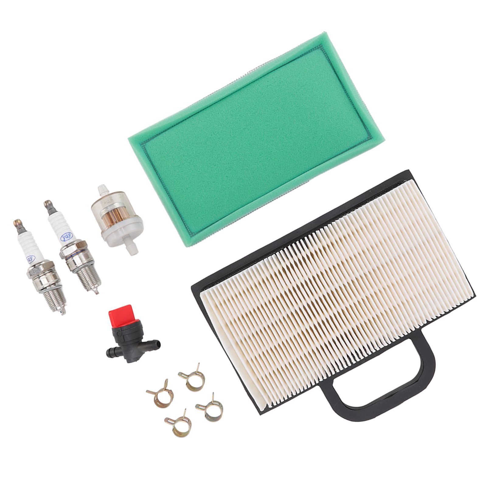 Lawn Mower Air Filter Set Air Filter Sparking Plug Valve Replacement Lawn Tractor Parts for BS - Image 3