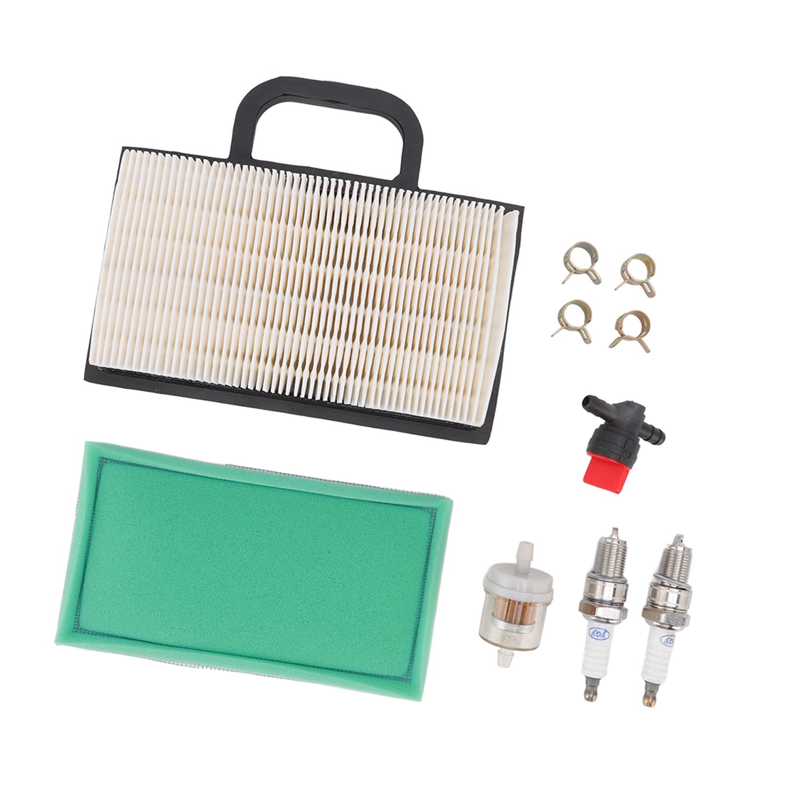 Lawn Mower Air Filter Set Air Filter Sparking Plug Valve Replacement Lawn Tractor Parts for BS - Image 7