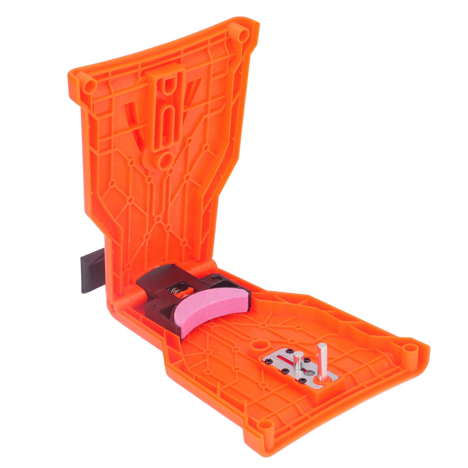Chainsaw Sharpener Toughness Wear Resistance Outdoor Woodworking Chain Saw Sharpener Orange - Image 8