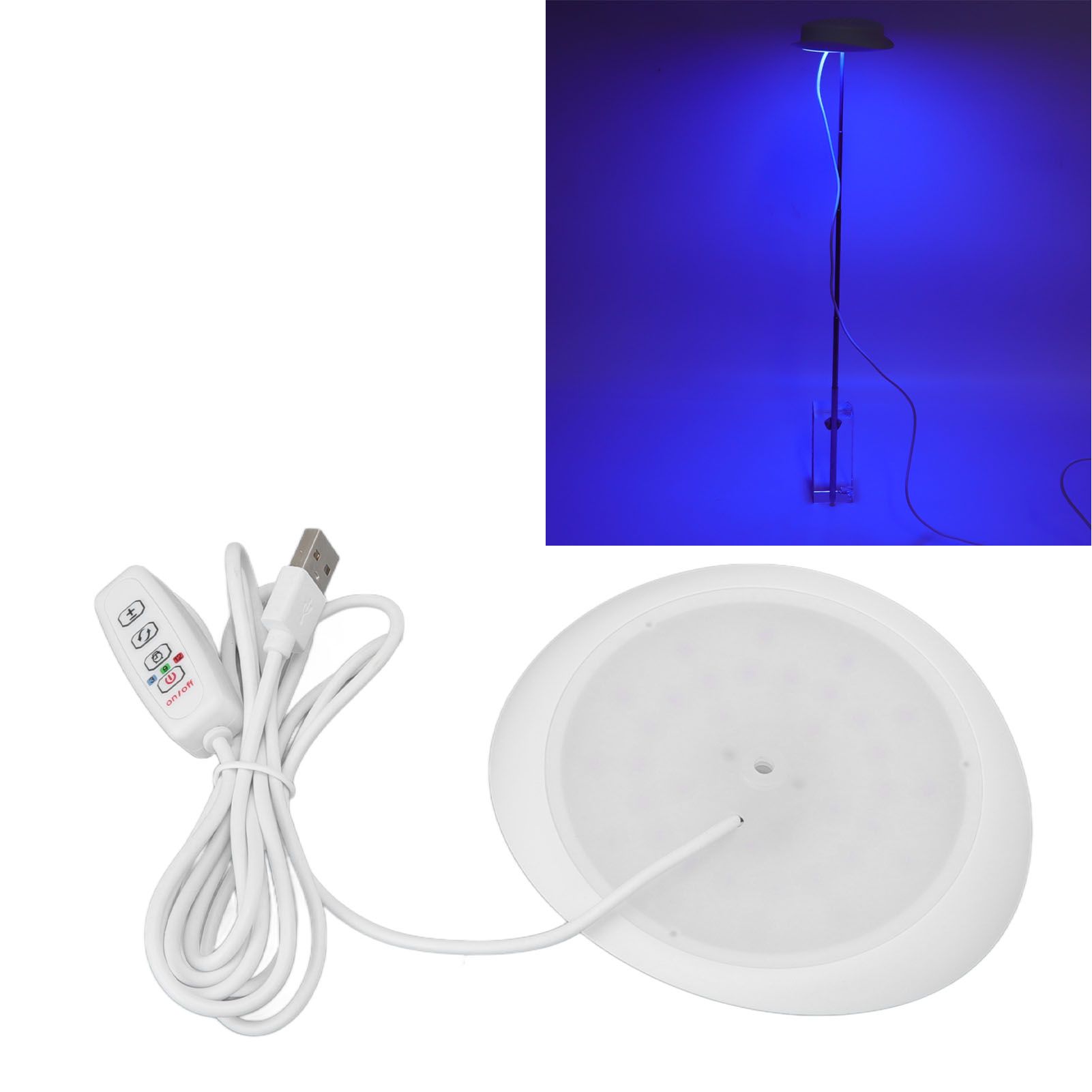LED Plant Grow Light 3 Modes Timing USB Powered Adjustable Brightness Height Plant Growing Lamp for Succulent Cactus - Image 8