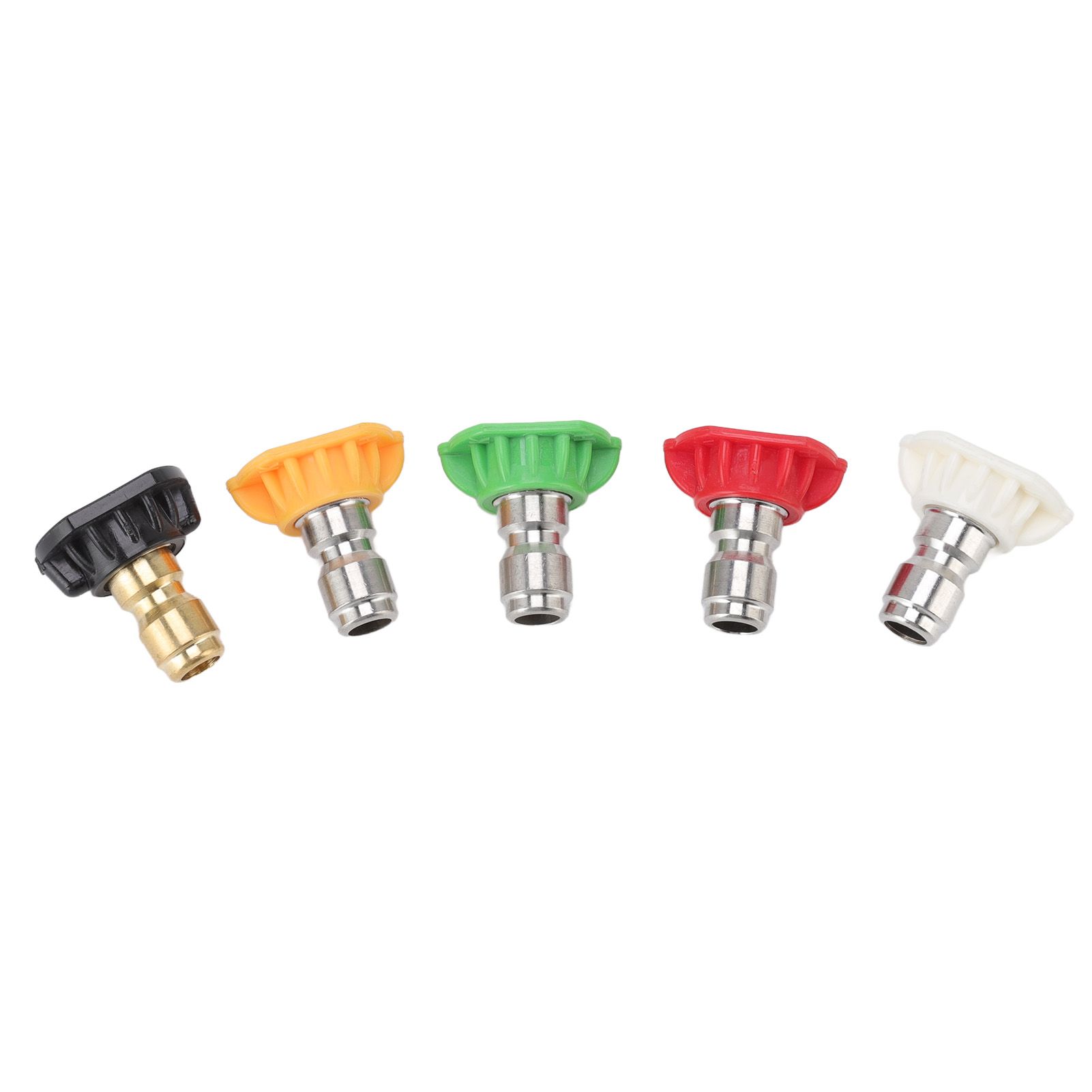 5PCS Pressure Washer Nozzle Big Fan Shape Power Washer Nozzle Tips Rinse Jet Stream Nozzle Kit 045 1.311mm / 0.05in - Image 5