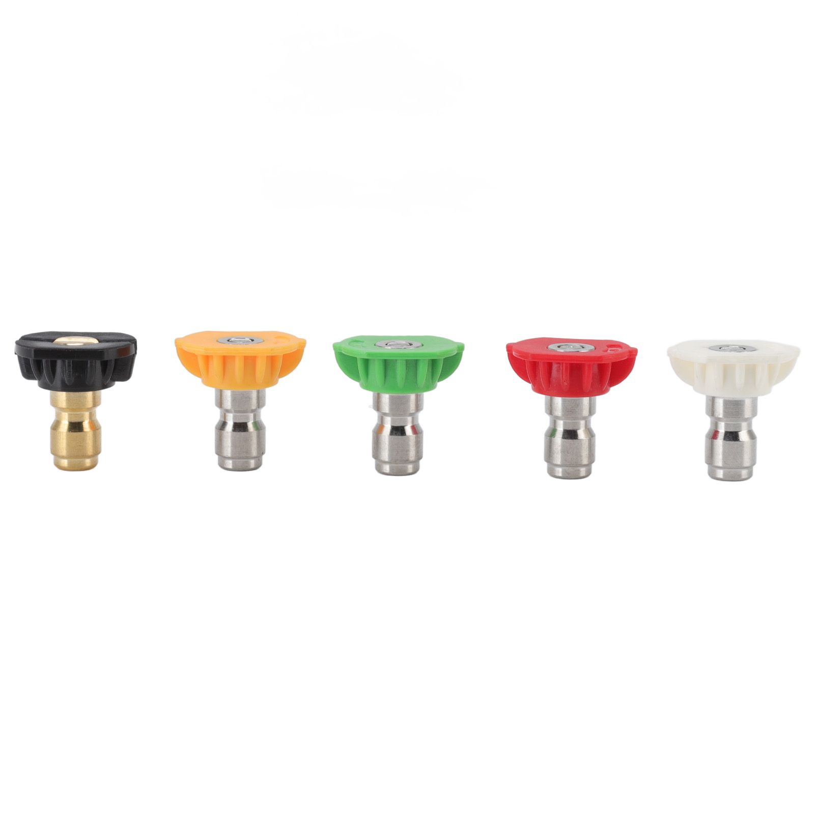 5PCS Pressure Washer Nozzle Big Fan Shape Power Washer Nozzle Tips Rinse Jet Stream Nozzle Kit 055 1.449mm / 0.06in - Image 3