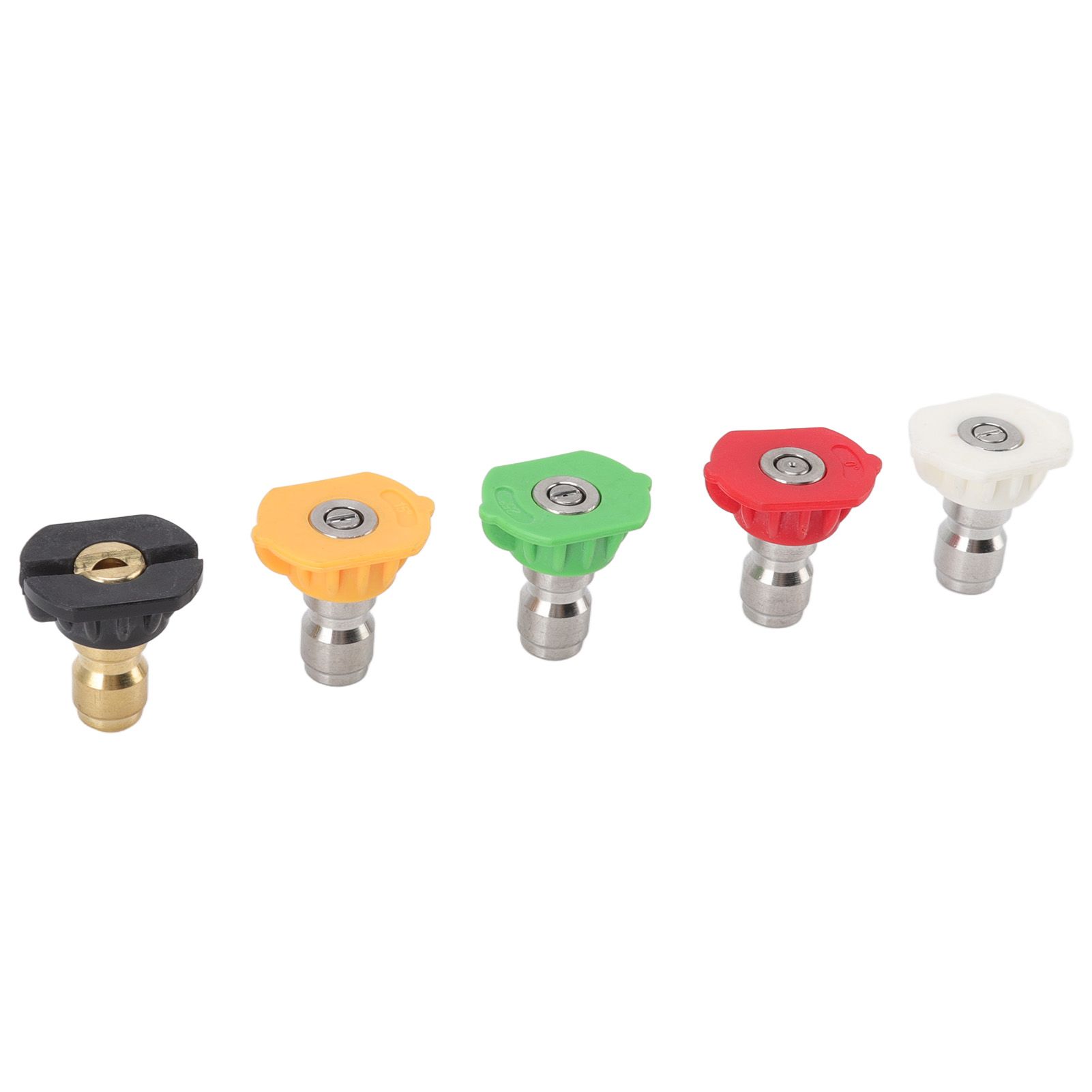 5PCS Pressure Washer Nozzle Big Fan Shape Power Washer Nozzle Tips Rinse Jet Stream Nozzle Kit 055 1.449mm / 0.06in - Image 8