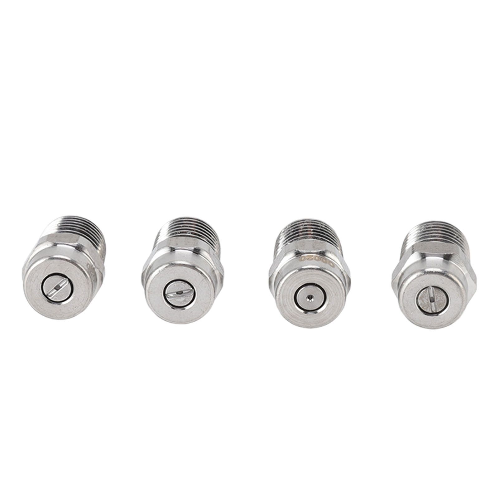 4Pcs Threaded Nozzles 22mm 304 Stainless Steel G1/4 External Thread Pressure Washer Accessories 0.874mm/0.03in Hole Diameter - Image 4