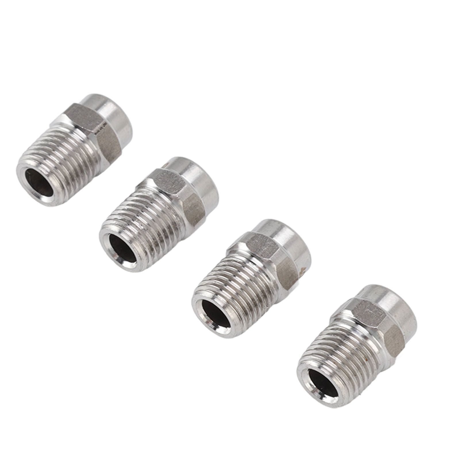 4Pcs Threaded Nozzles 22mm 304 Stainless Steel G1/4 External Thread Pressure Washer Accessories 0.874mm/0.03in Hole Diameter - Image 6