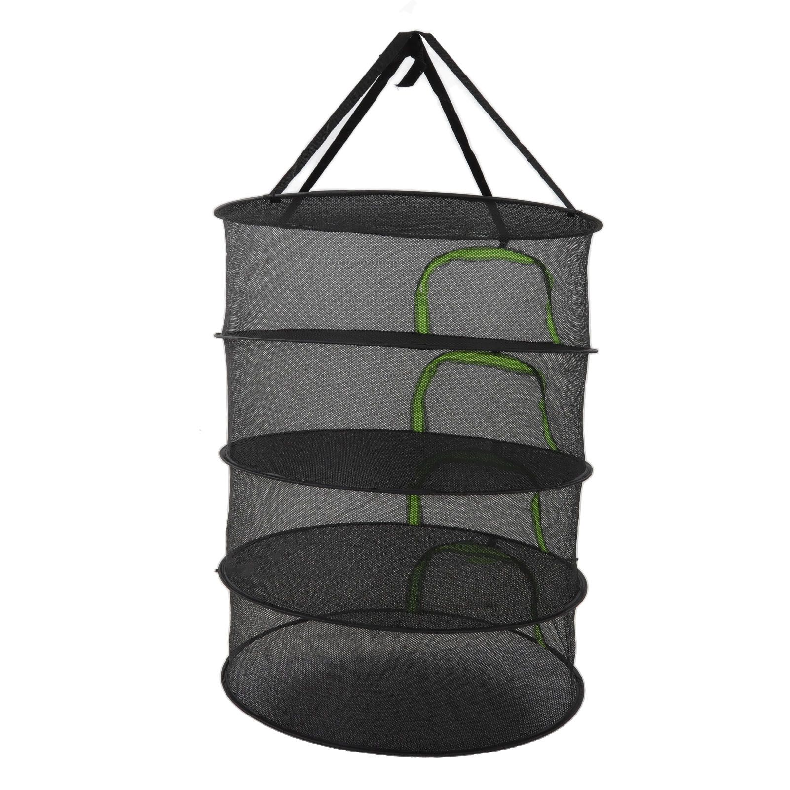 Foldable Plant Drying Net Multilayer Zipper Closure Design 60cm Diameter Herb Buds Dry Net with Storage Bag 4 Layers - Image 5