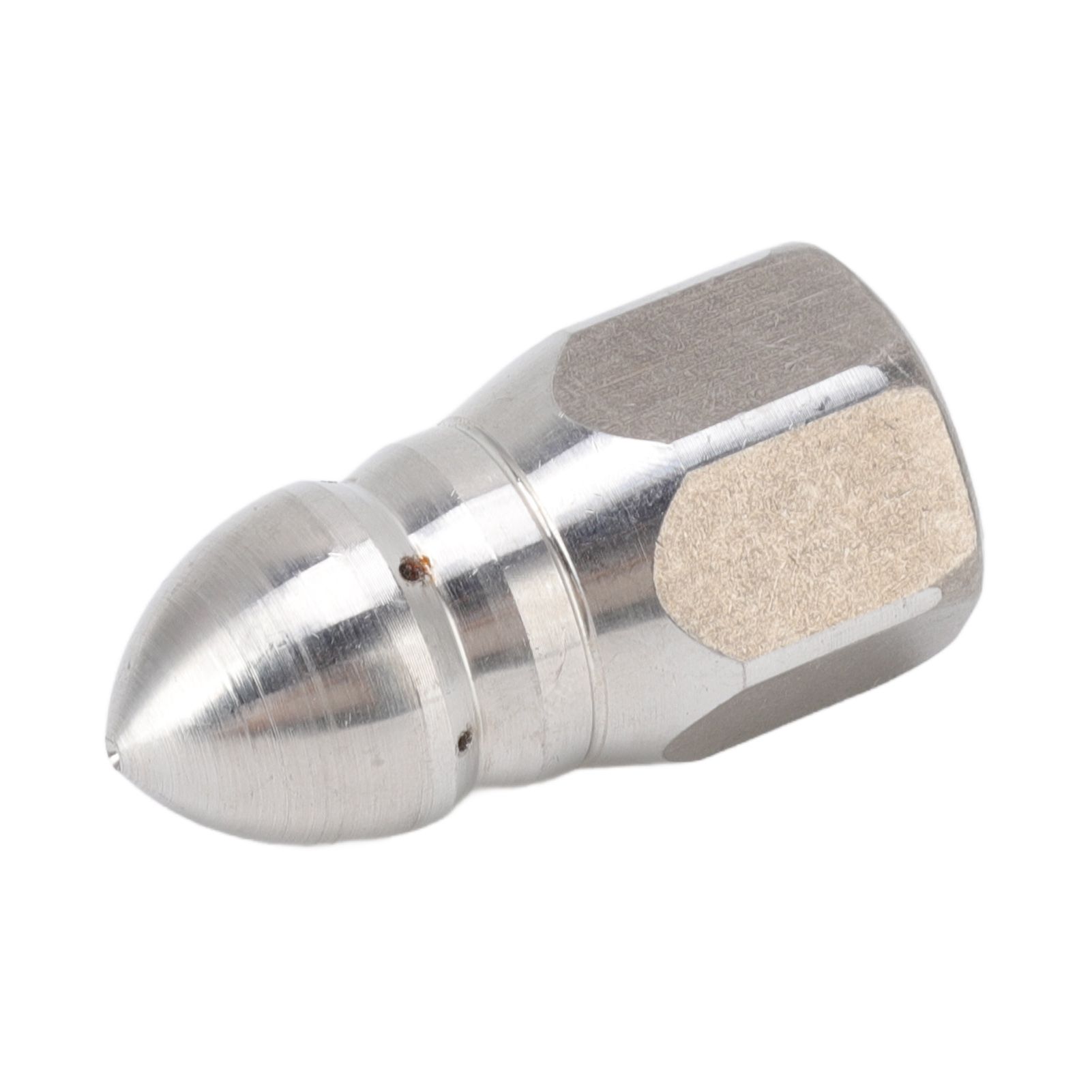 High Pressure Washer Spray Nozzle Stainless Steel Sewer Jetting Nozzle for Industrial Pipe Cleaning G1/4 Internal Thread - Image 1