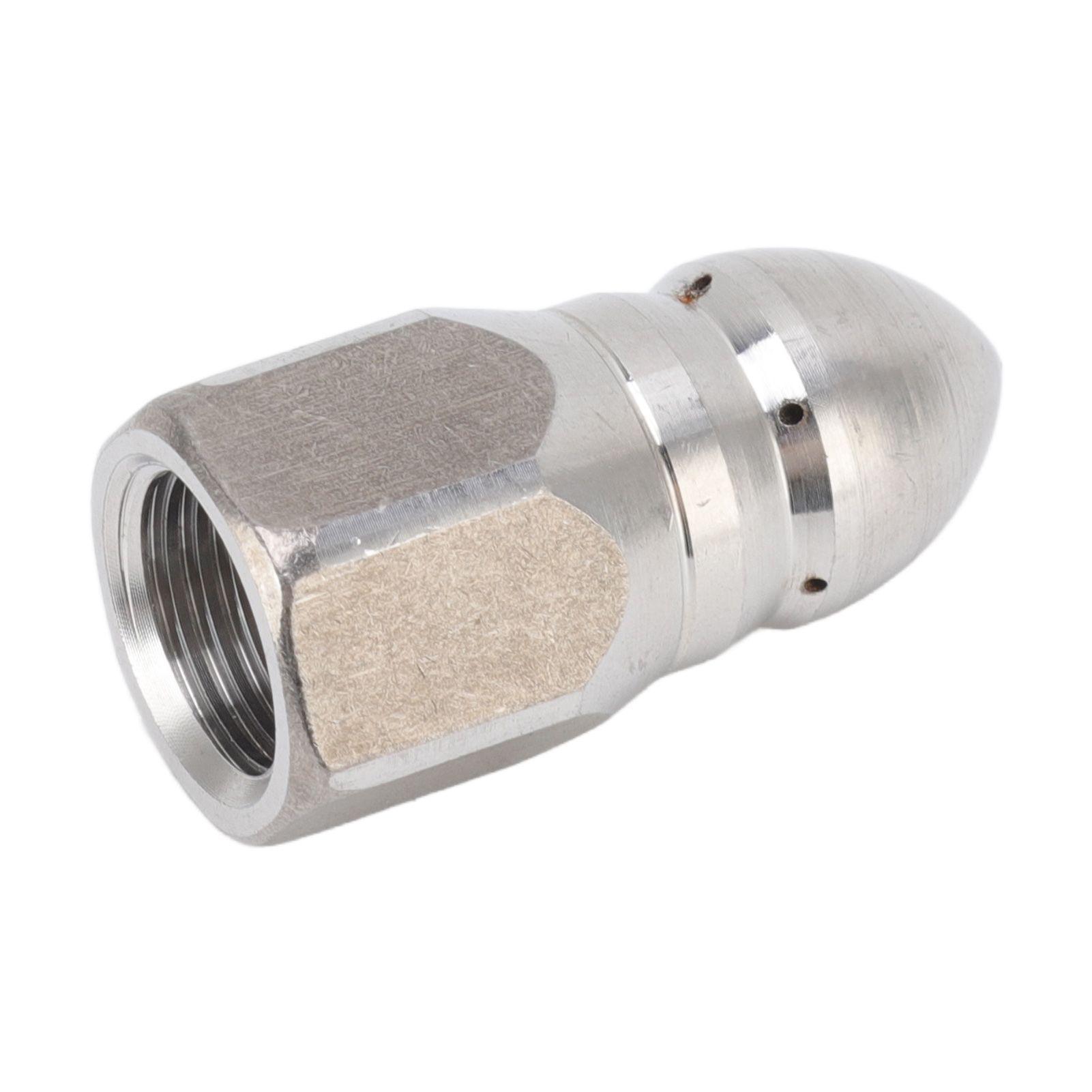 High Pressure Washer Spray Nozzle Stainless Steel Sewer Jetting Nozzle for Industrial Pipe Cleaning G1/4 Internal Thread - Image 6