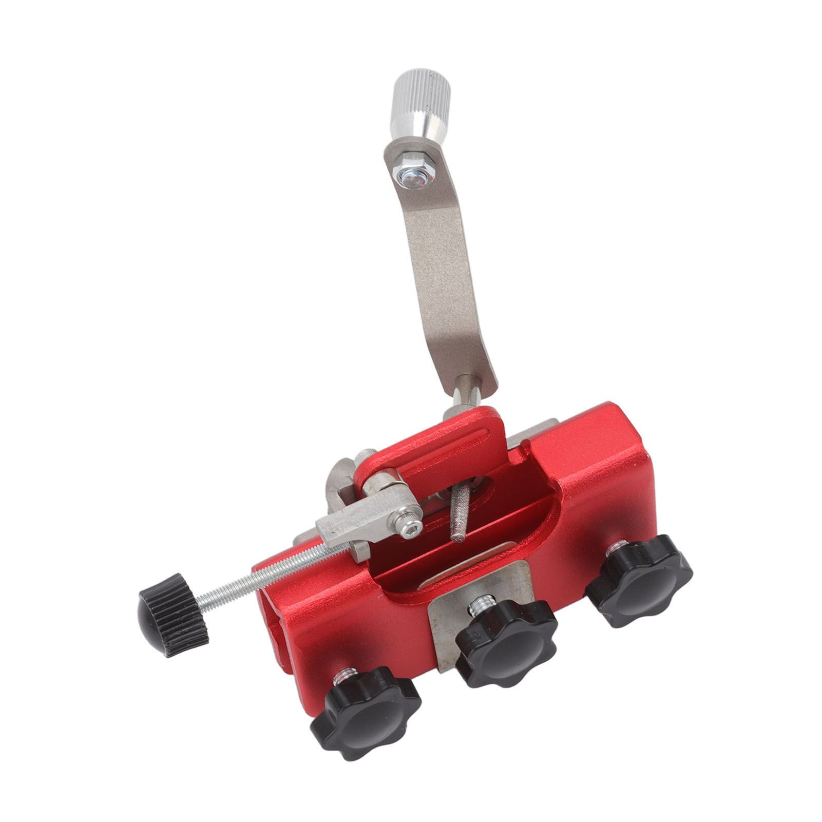 Chainsaw Sharpener Portable Lightweight Hand Crank Chain Sharpening Jig for Electric Saws Red - Image 6