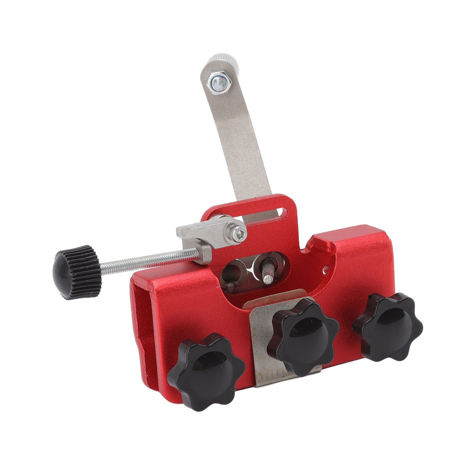 Chainsaw Sharpener Portable Lightweight Hand Crank Chain Sharpening Jig for Electric Saws Red - Image 8
