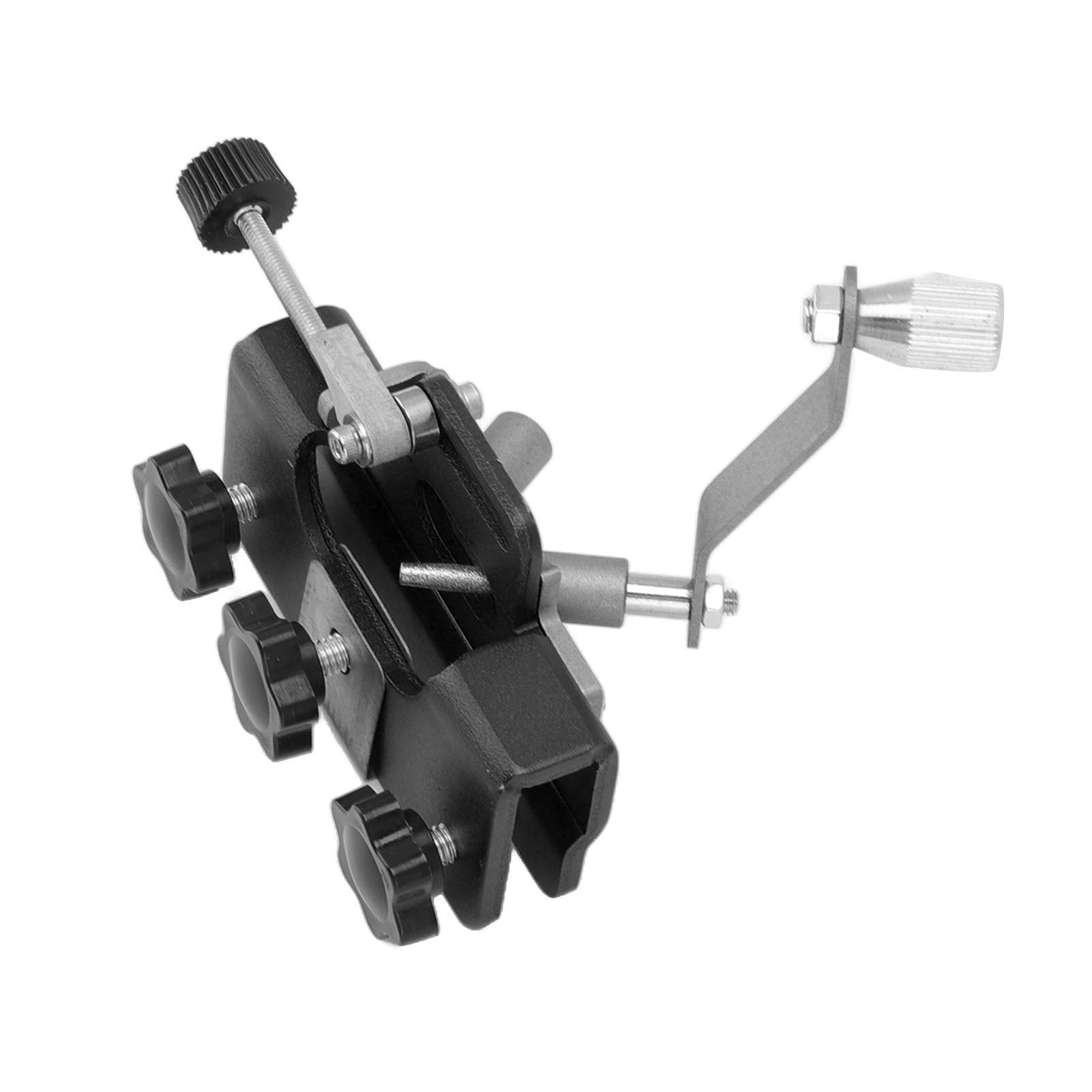 Chainsaw Sharpener Portable Lightweight Hand Crank Chain Sharpening Jig for Electric Saws Black - Image 4