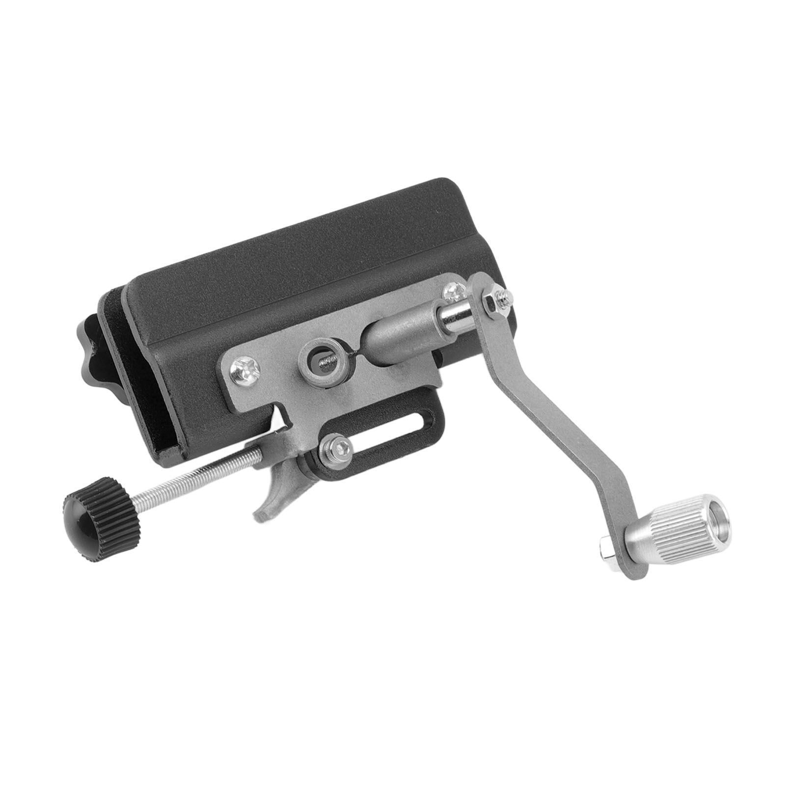 Chainsaw Sharpener Portable Lightweight Hand Crank Chain Sharpening Jig for Electric Saws Black - Image 8