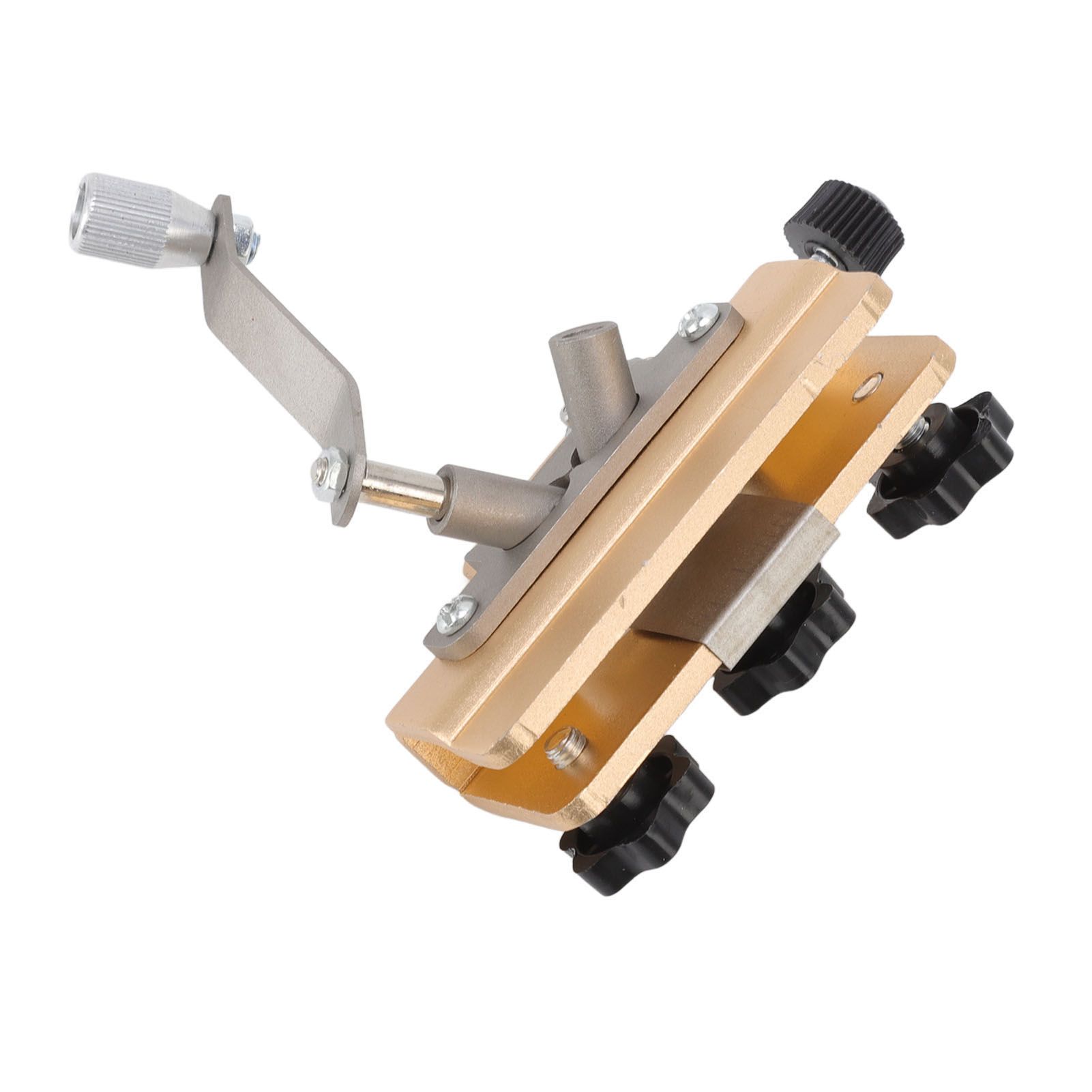 Chainsaw Sharpener Portable Lightweight Hand Crank Chain Sharpening Jig for Electric Saws Gold - Image 6