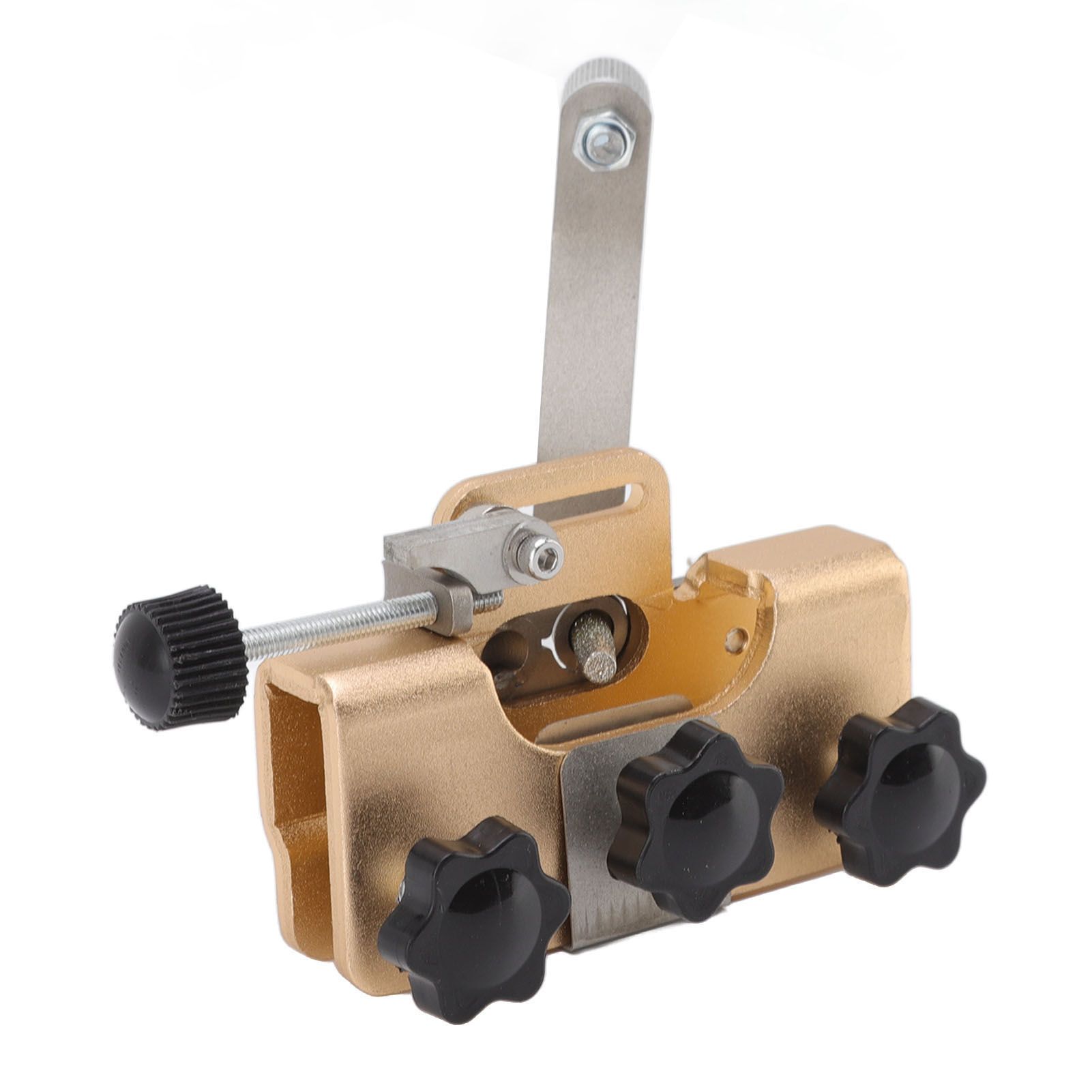 Chainsaw Sharpener Portable Lightweight Hand Crank Chain Sharpening Jig for Electric Saws Gold - Image 7