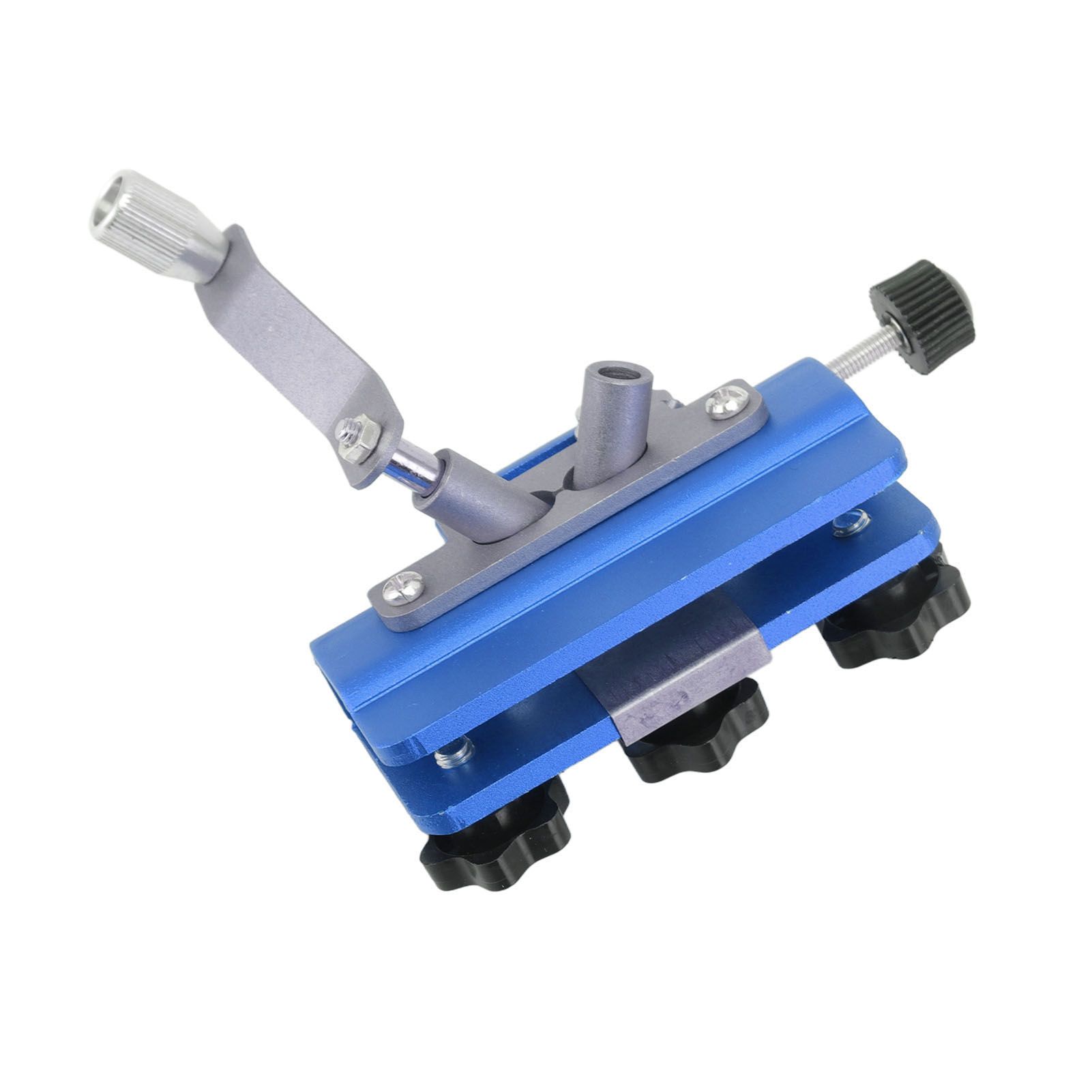 Chainsaw Sharpener Portable Lightweight Hand Crank Chain Sharpening Jig for Electric Saws Blue - Image 2