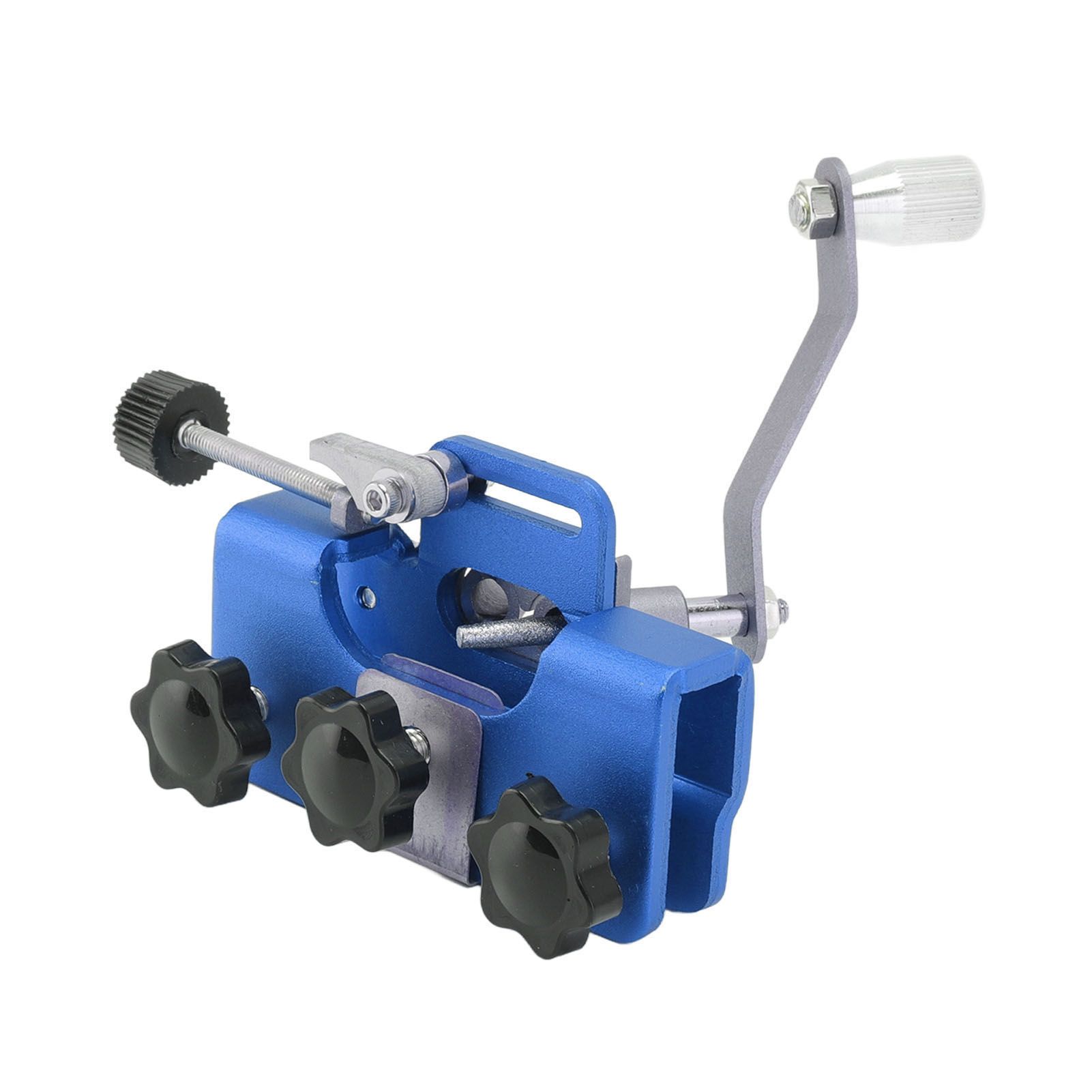 Chainsaw Sharpener Portable Lightweight Hand Crank Chain Sharpening Jig for Electric Saws Blue - Image 3
