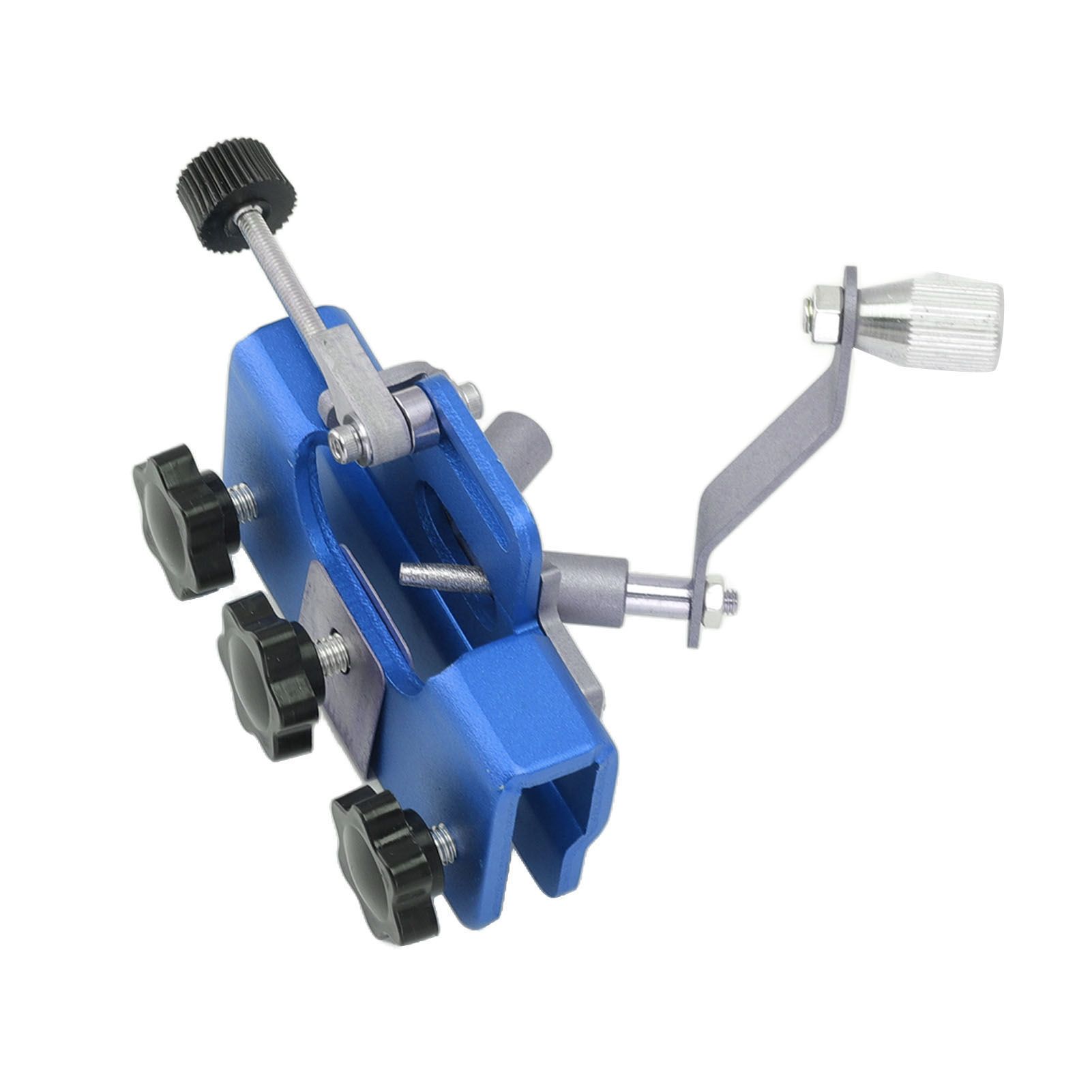 Chainsaw Sharpener Portable Lightweight Hand Crank Chain Sharpening Jig for Electric Saws Blue - Image 5