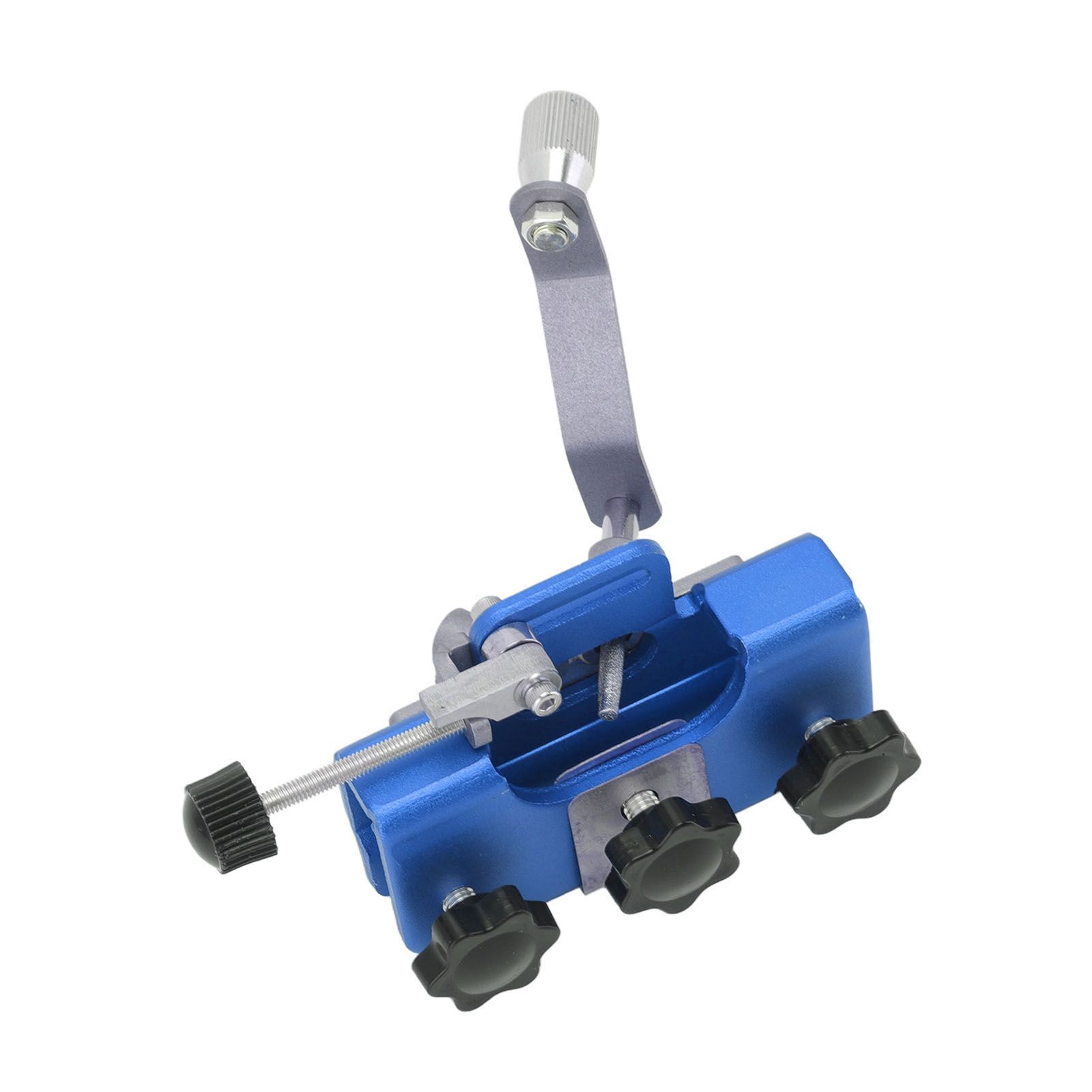 Chainsaw Sharpener Portable Lightweight Hand Crank Chain Sharpening Jig for Electric Saws Blue - Image 6