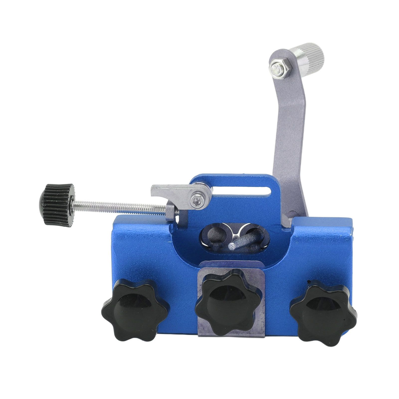 Chainsaw Sharpener Portable Lightweight Hand Crank Chain Sharpening Jig for Electric Saws Blue - Image 7