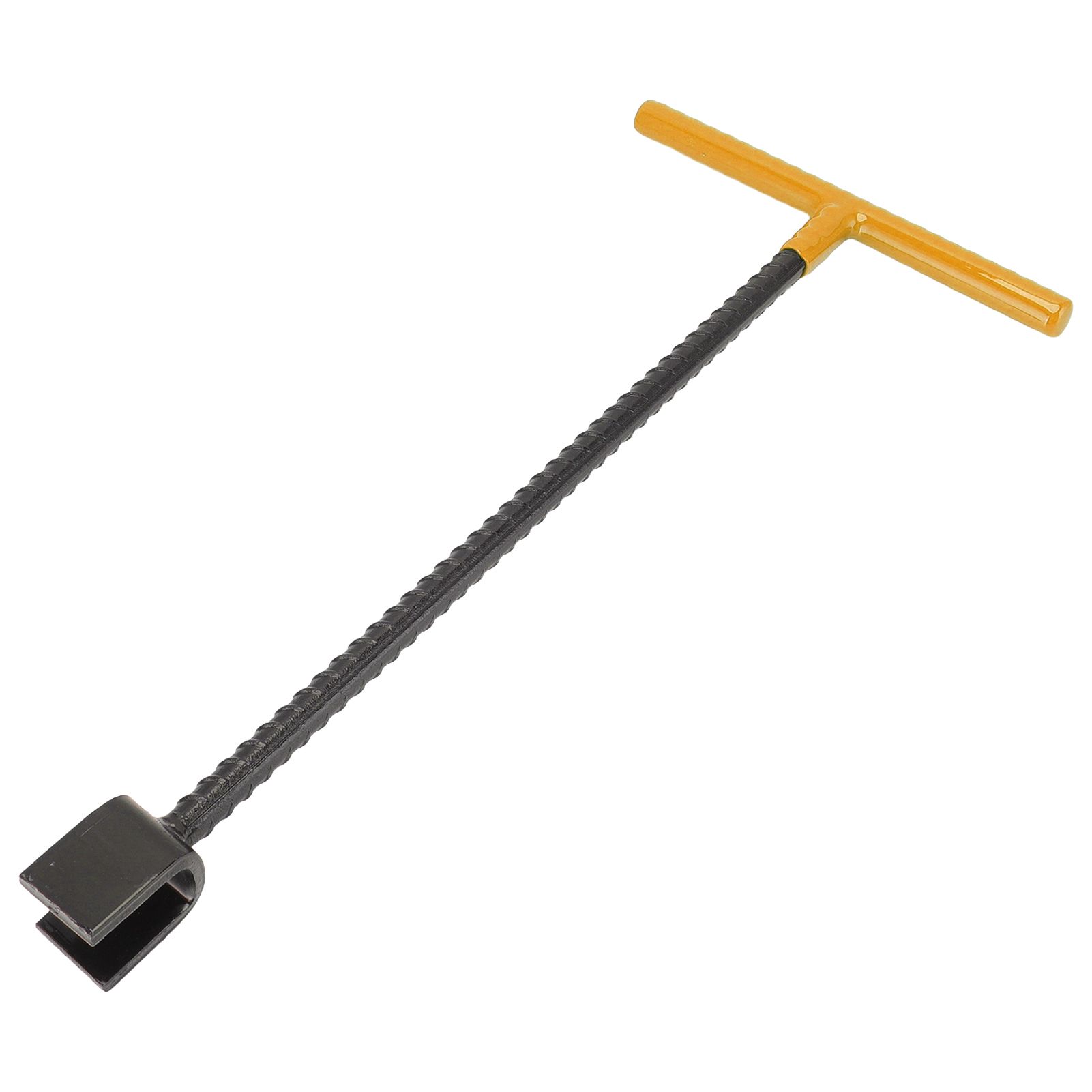 Steel Water Meter Key Wrench Multifunction T Handle Curb Key With 4 Way Utility Tool for Valves Faucets Yellow - Image 6