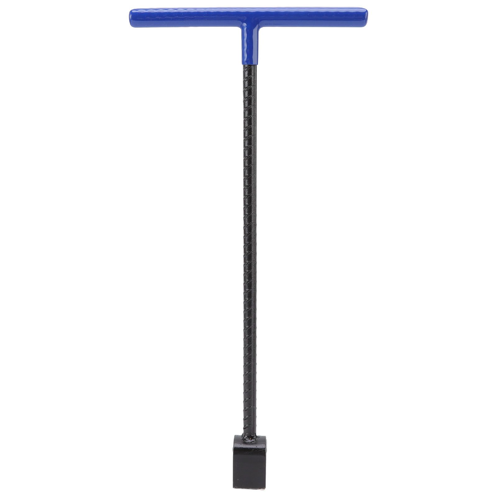 Steel Water Meter Key Wrench Multifunction T Handle Curb Key With 4 Way Utility Tool for Valves Faucets Blue - Image 2