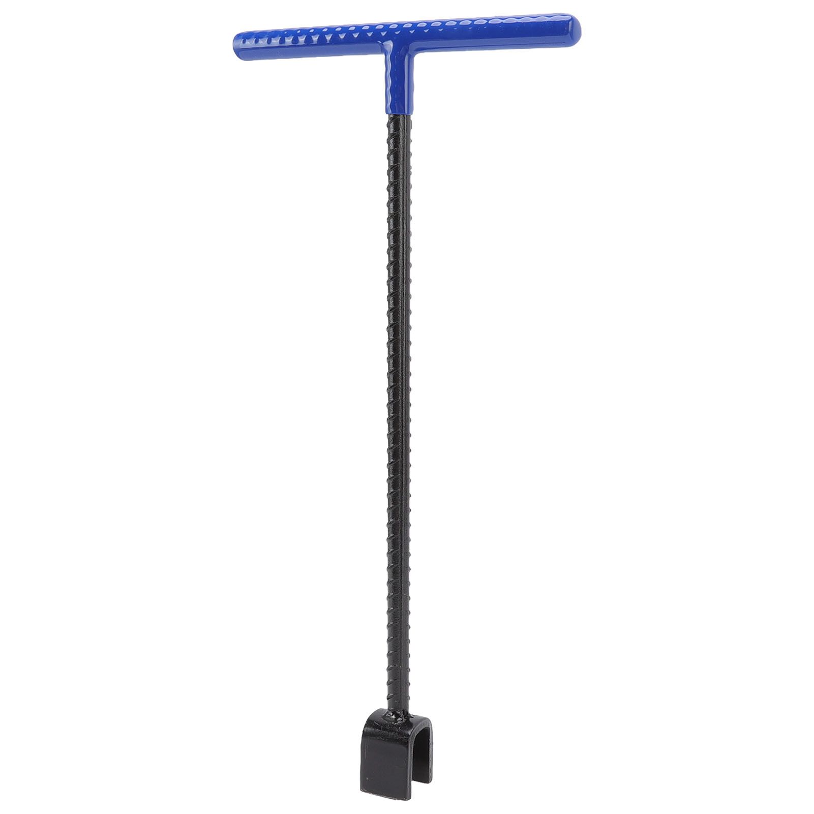 Steel Water Meter Key Wrench Multifunction T Handle Curb Key With 4 Way Utility Tool for Valves Faucets Blue - Image 7