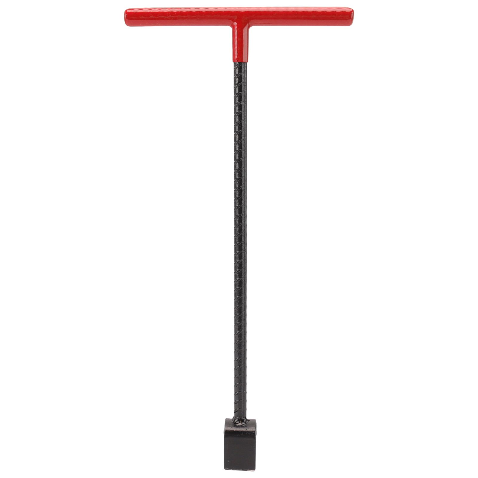 Steel Water Meter Key Wrench Multifunction T Handle Curb Key With 4 Way Utility Tool for Valves Faucets Red - Image 2