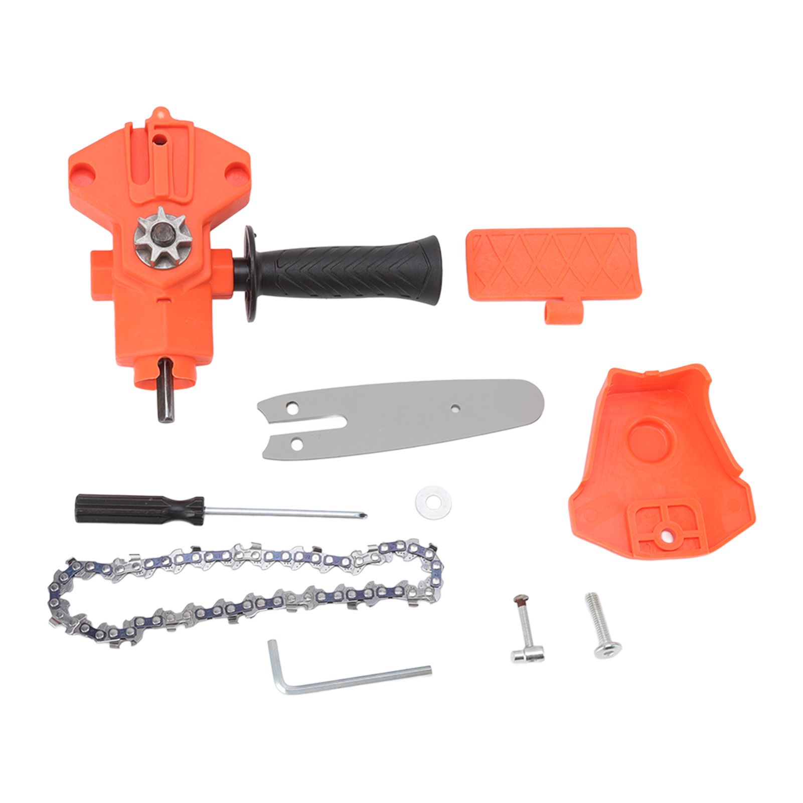 4in Mini Drill to Chain Saw Adapter Simple ABS Steel Portable Electric Chain Saw Converter Accessory for Electric Drill - Image 1