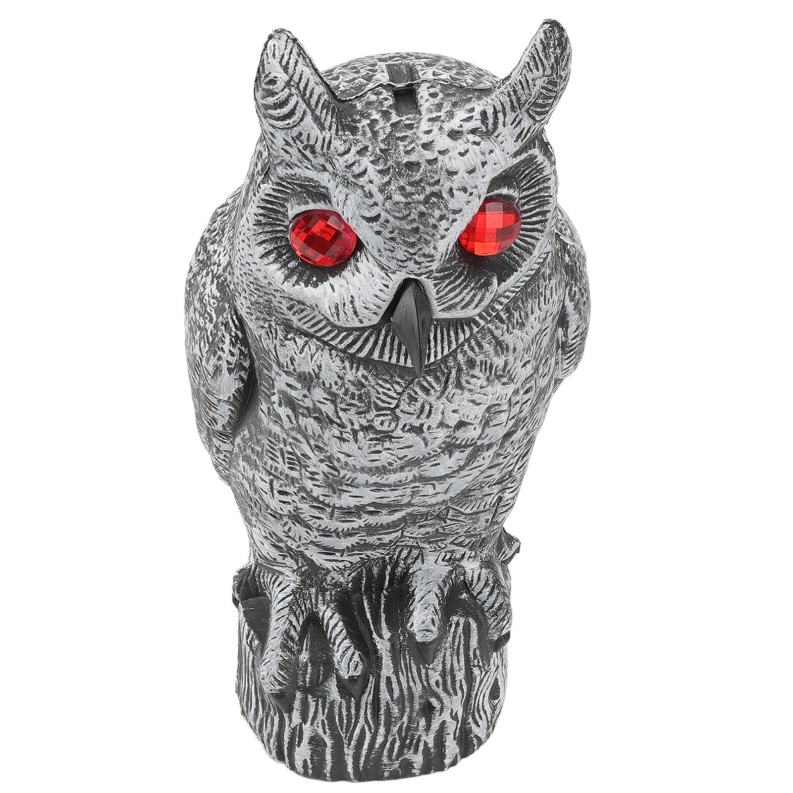 Solar Powered Owl Glowing Eyes Lifelike Appearance Waterproof Sun Resistant Bird Repeller for Home Garden Patio Fence - Image 3