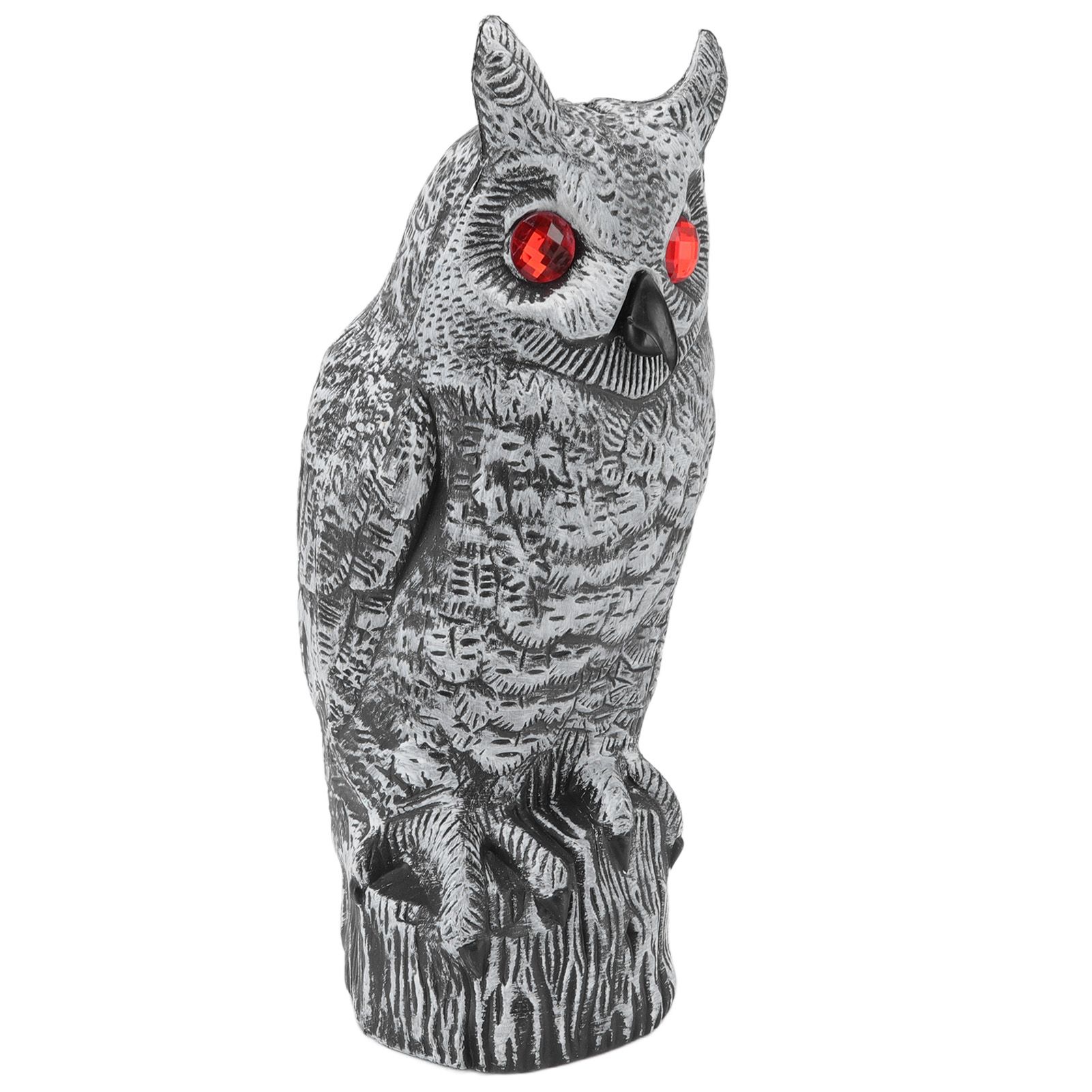 Solar Powered Owl Glowing Eyes Lifelike Appearance Waterproof Sun Resistant Bird Repeller for Home Garden Patio Fence - Image 7