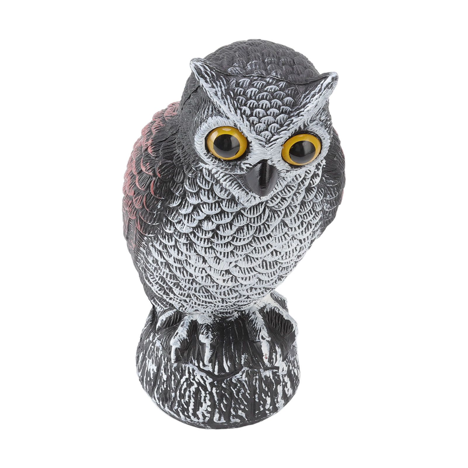 Owl Bird Deterrent Garden Plastic Owls to Keep Birds Away Waterproof Sunscreen Owl to Scare Birds Away Fake Owl for Birds - Image 4