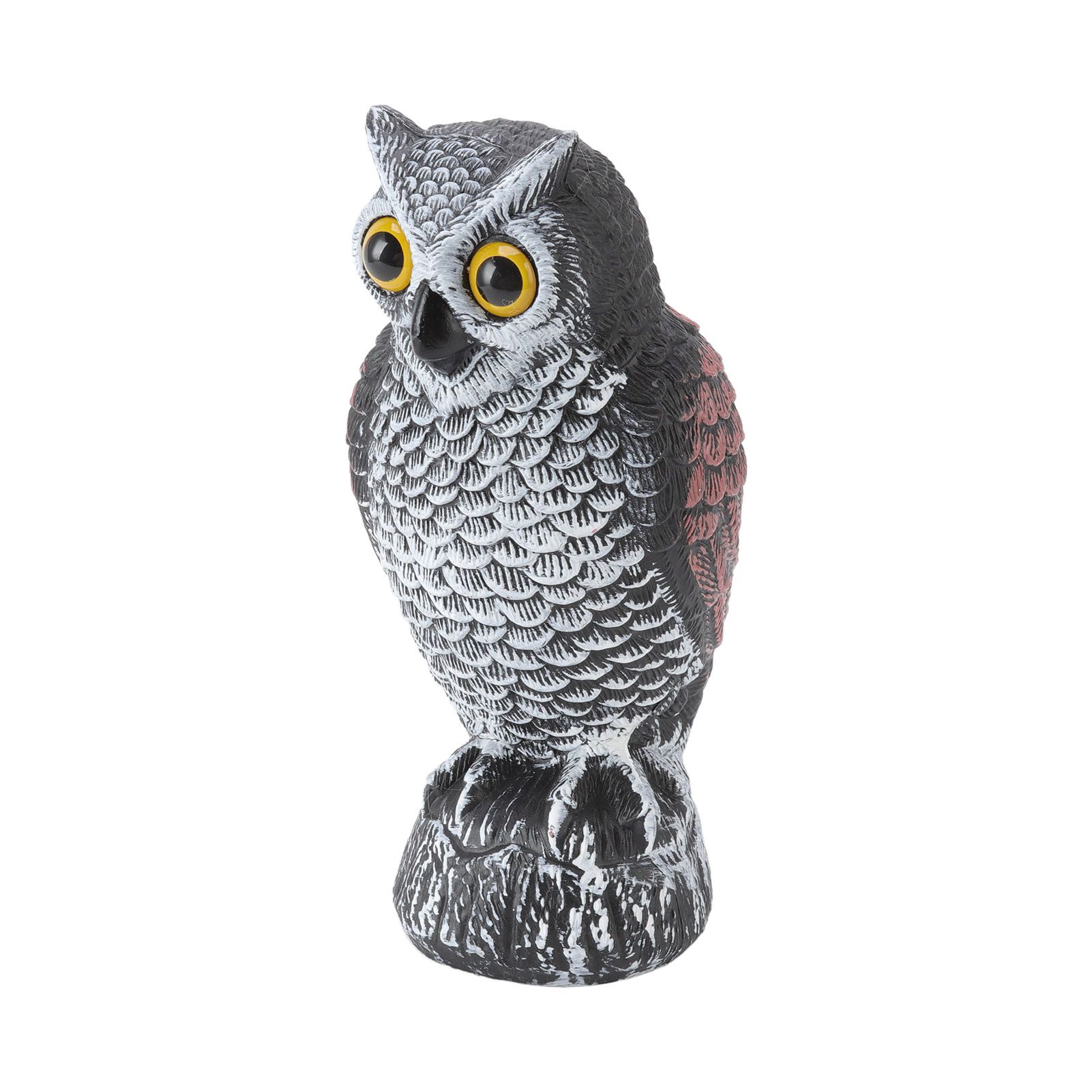 Owl Bird Deterrent Garden Plastic Owls to Keep Birds Away Waterproof Sunscreen Owl to Scare Birds Away Fake Owl for Birds - Image 5