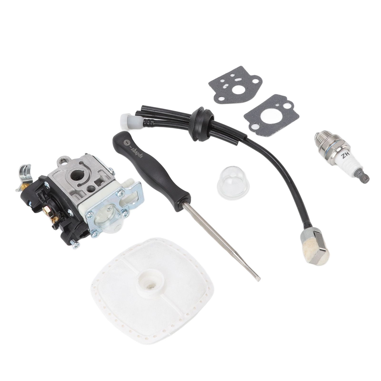 Leaf Blower Carburetor Kit Gasket Primer Bulb Cover Fuel Line Assembly Filter A021003660 for PB 250 - Image 2