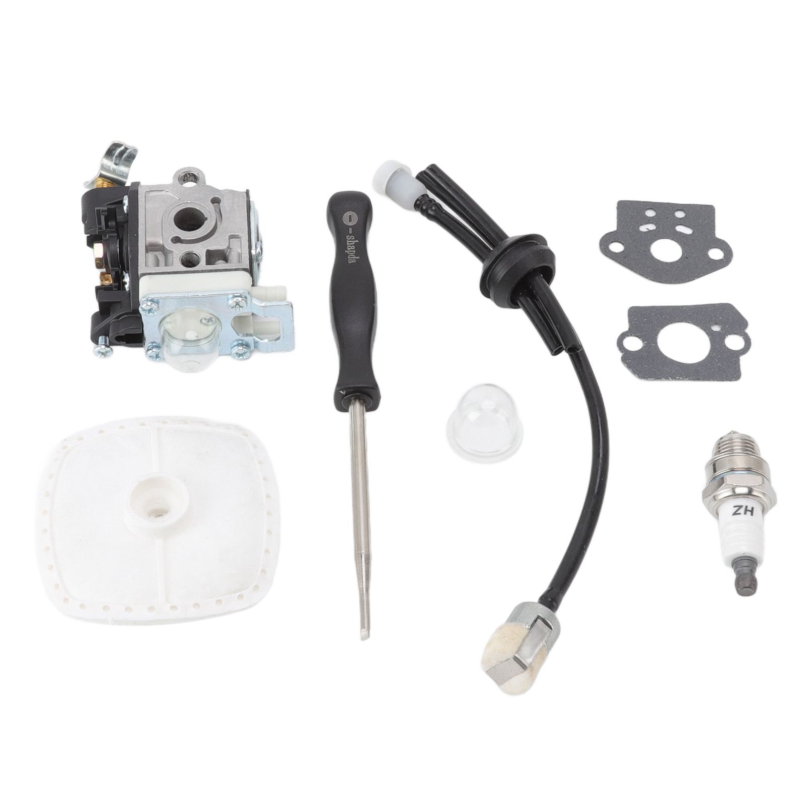Leaf Blower Carburetor Kit Gasket Primer Bulb Cover Fuel Line Assembly Filter A021003660 for PB 250 - Image 3