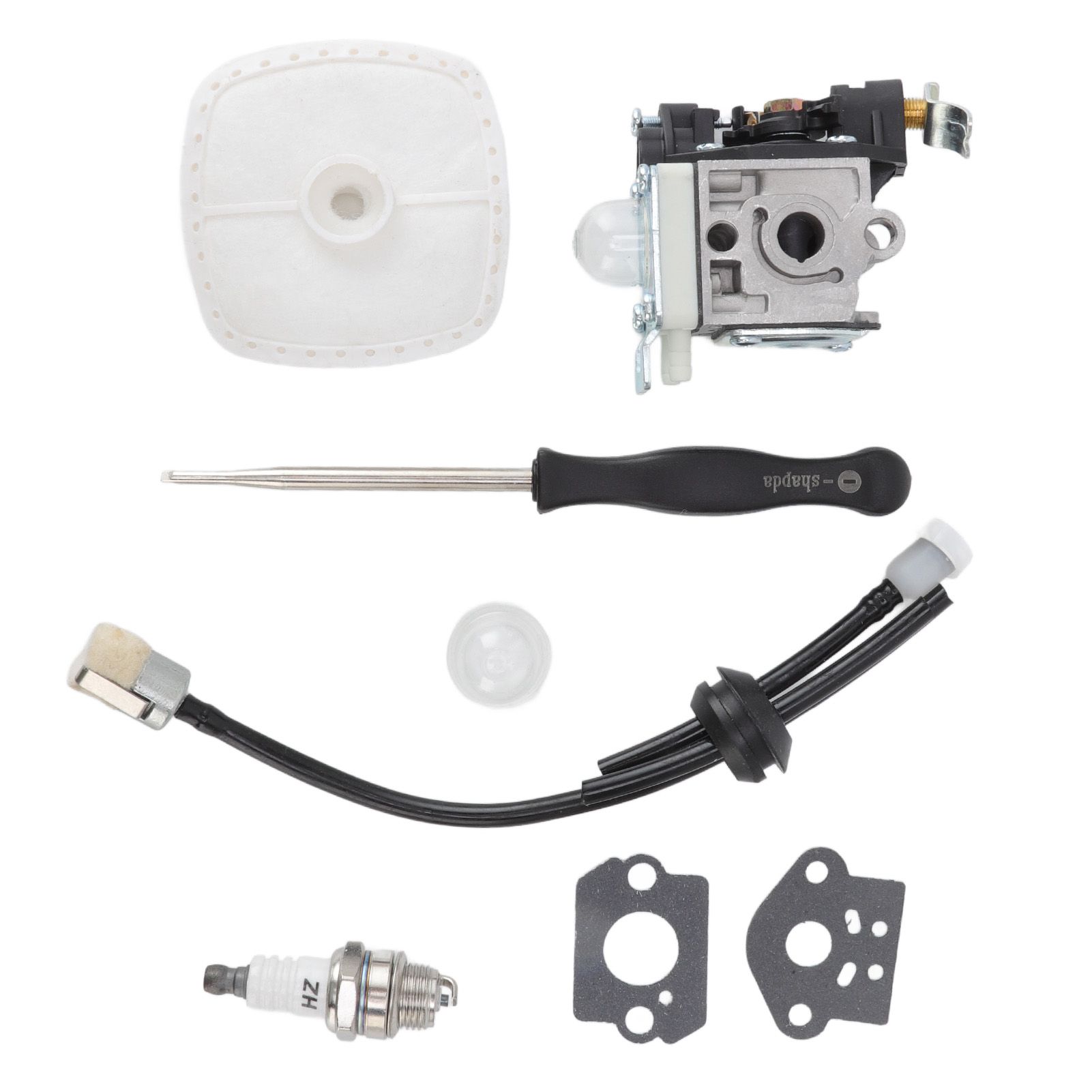 Leaf Blower Carburetor Kit Gasket Primer Bulb Cover Fuel Line Assembly Filter A021003660 for PB 250 - Image 7
