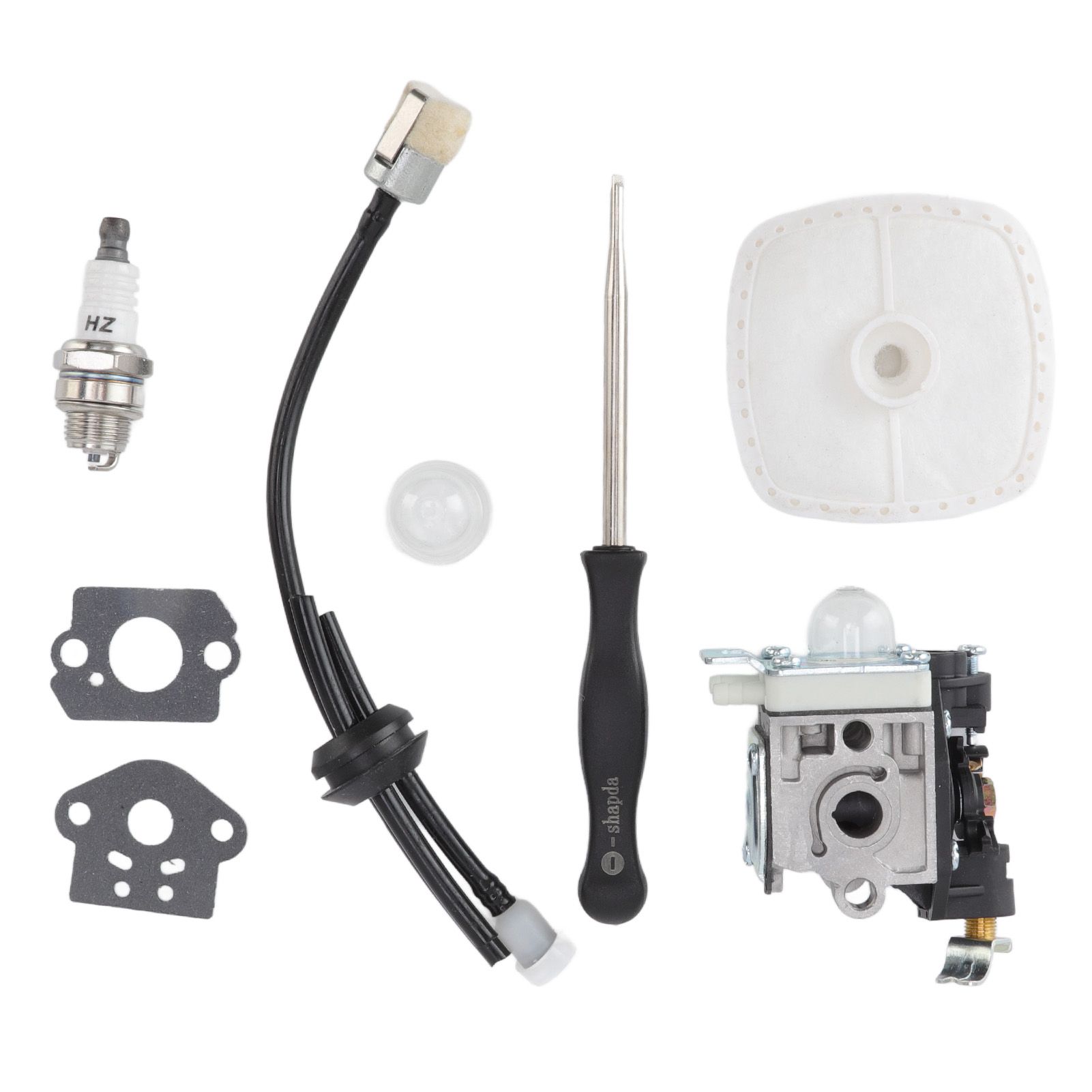 Leaf Blower Carburetor Kit Gasket Primer Bulb Cover Fuel Line Assembly Filter A021003660 for PB 250 - Image 8
