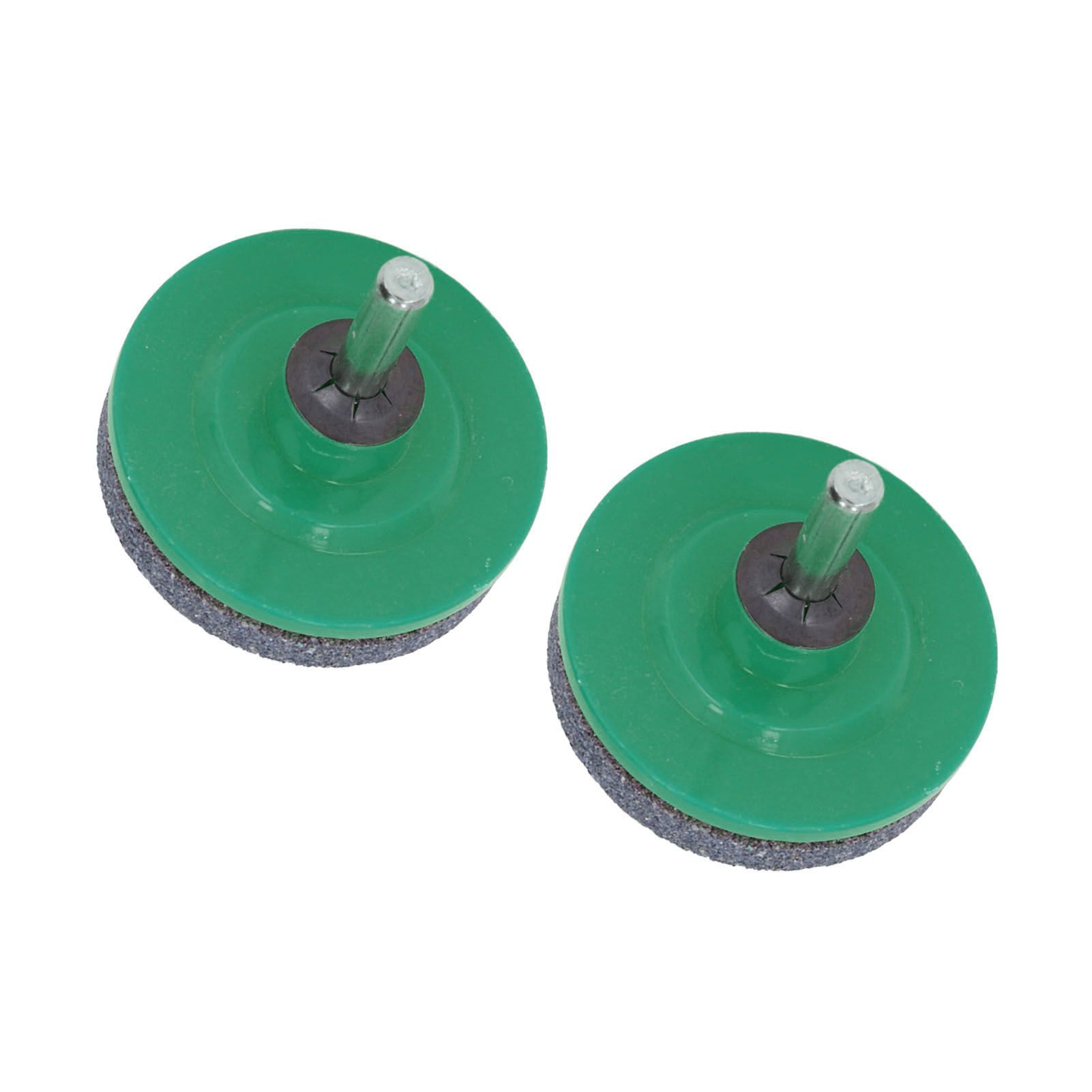 2Pcs Lawn Mower Blade Sharpener Stainless Steel ABS Drill Blade Accessories for Garden Courtyard Green - Image 4