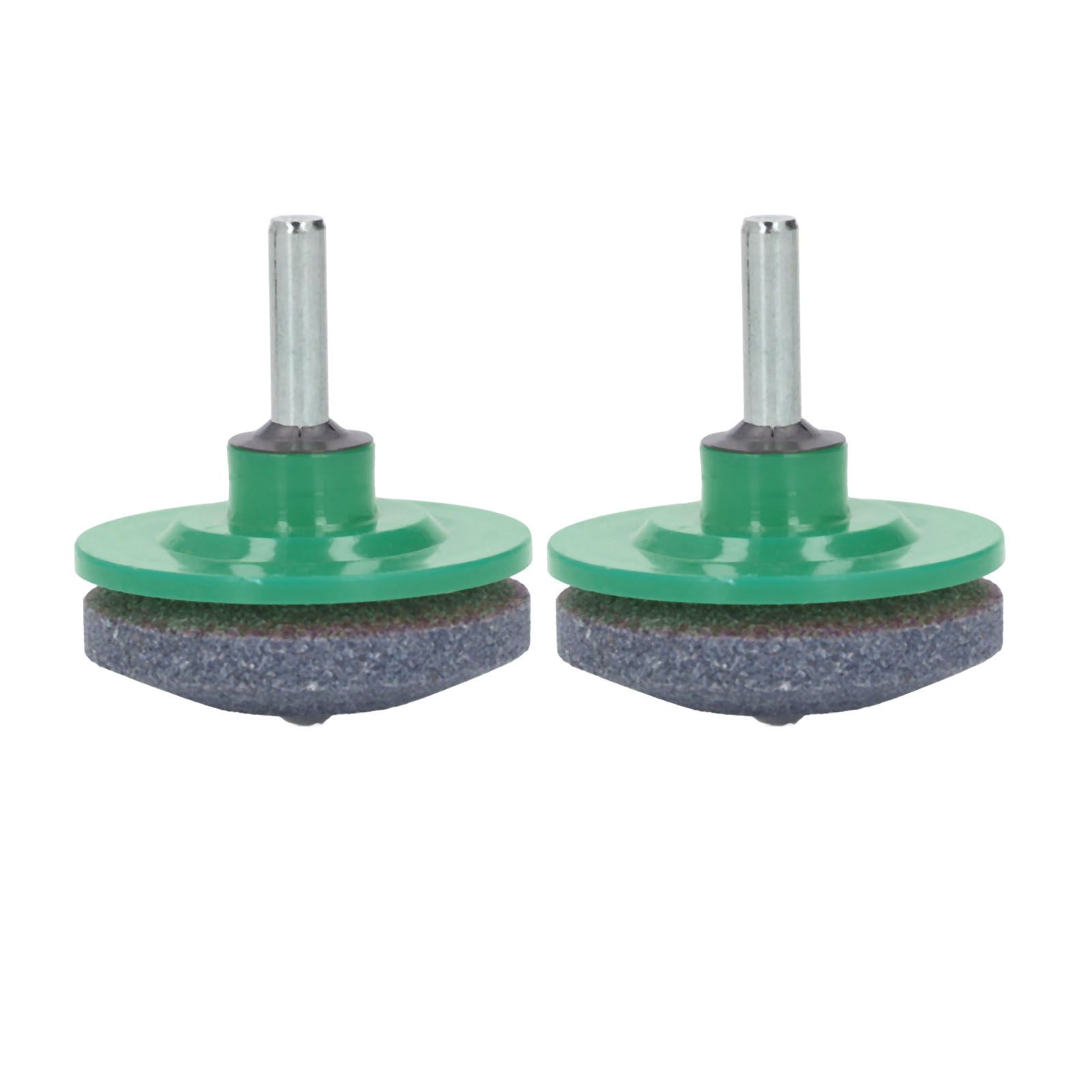 2Pcs Lawn Mower Blade Sharpener Stainless Steel ABS Drill Blade Accessories for Garden Courtyard Green - Image 8