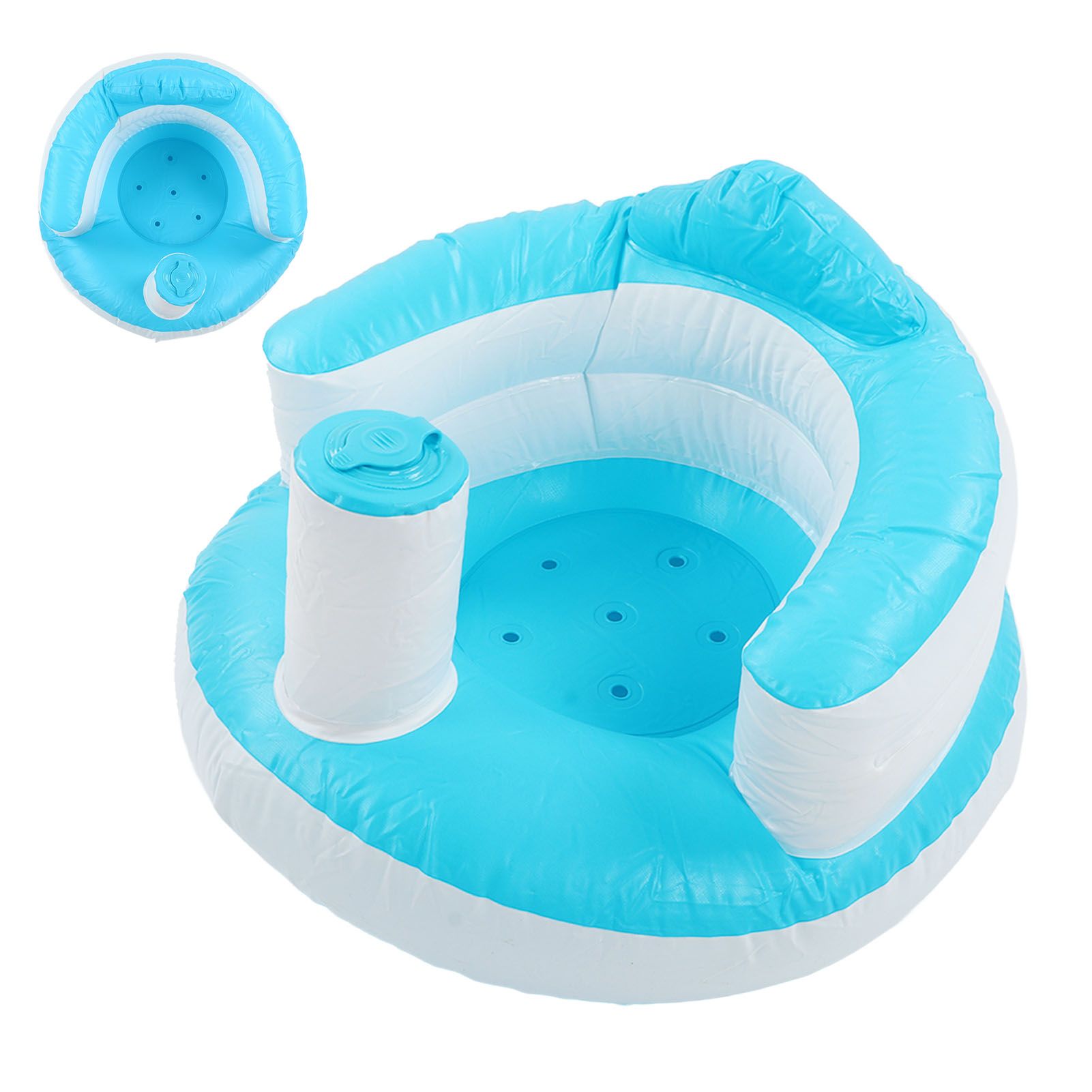 Baby Learning Chair Infant Inflatable Sofa Press Inflatable Baby Bath Stool Children Stool - Image 8
