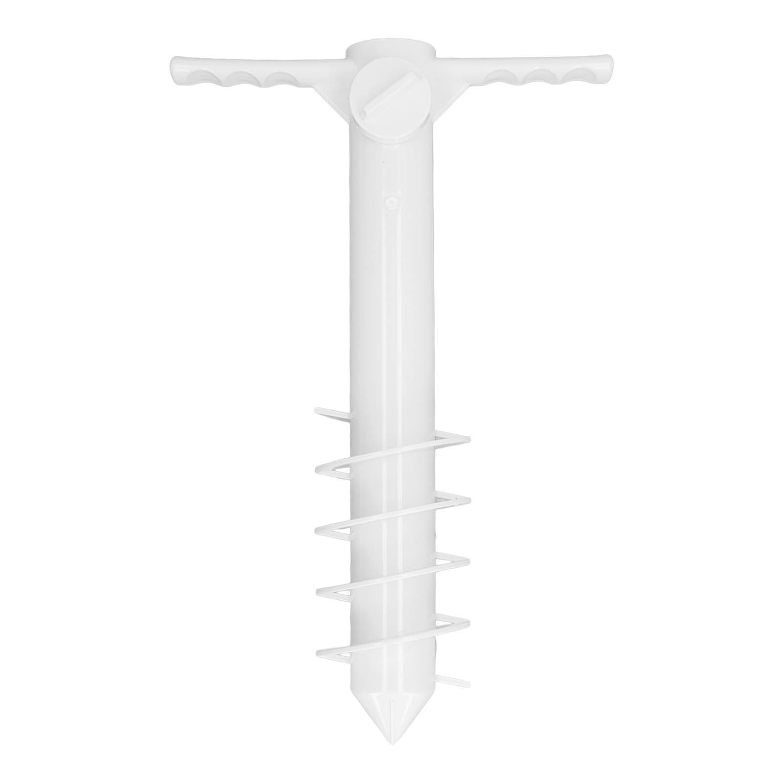 Beach Umbrella Sand Anchor Multifunction Safe Umbrella Holder Stand with 5 Spiral Screw for Beach Lawn Water Park - Image 1