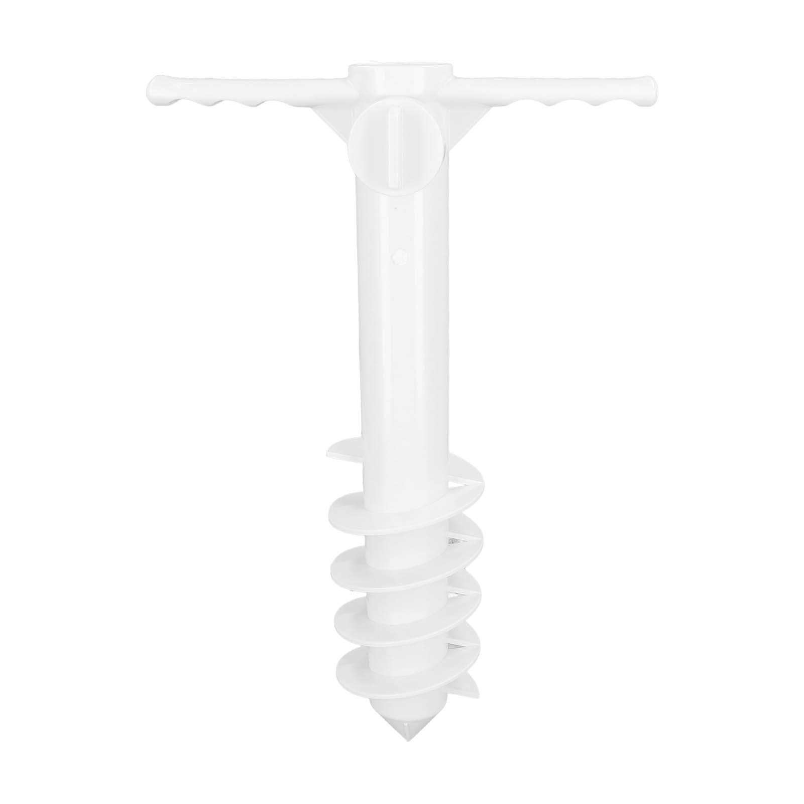 Beach Umbrella Sand Anchor Multifunction Safe Umbrella Holder Stand with 5 Spiral Screw for Beach Lawn Water Park - Image 4