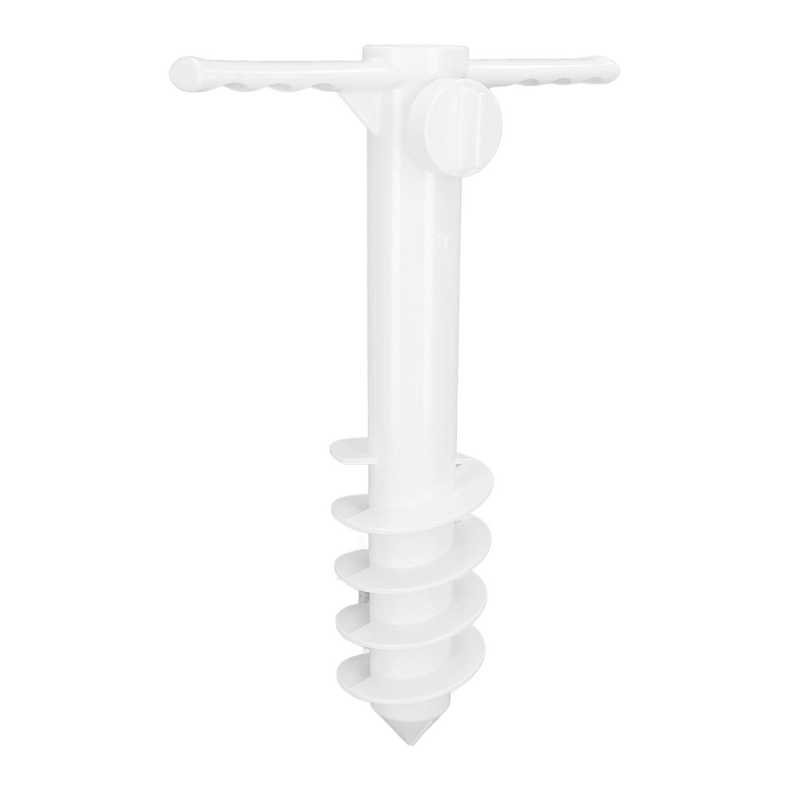 Beach Umbrella Sand Anchor Multifunction Safe Umbrella Holder Stand with 5 Spiral Screw for Beach Lawn Water Park - Image 5