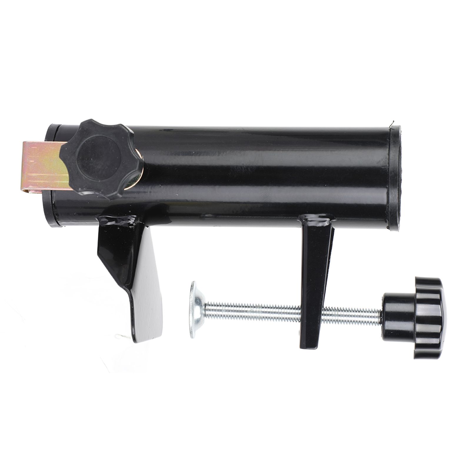 Umbrella Clamp Steel Outdoor Stable Umbrella Clip for Garden Yard Fishing Rod Black - Image 1
